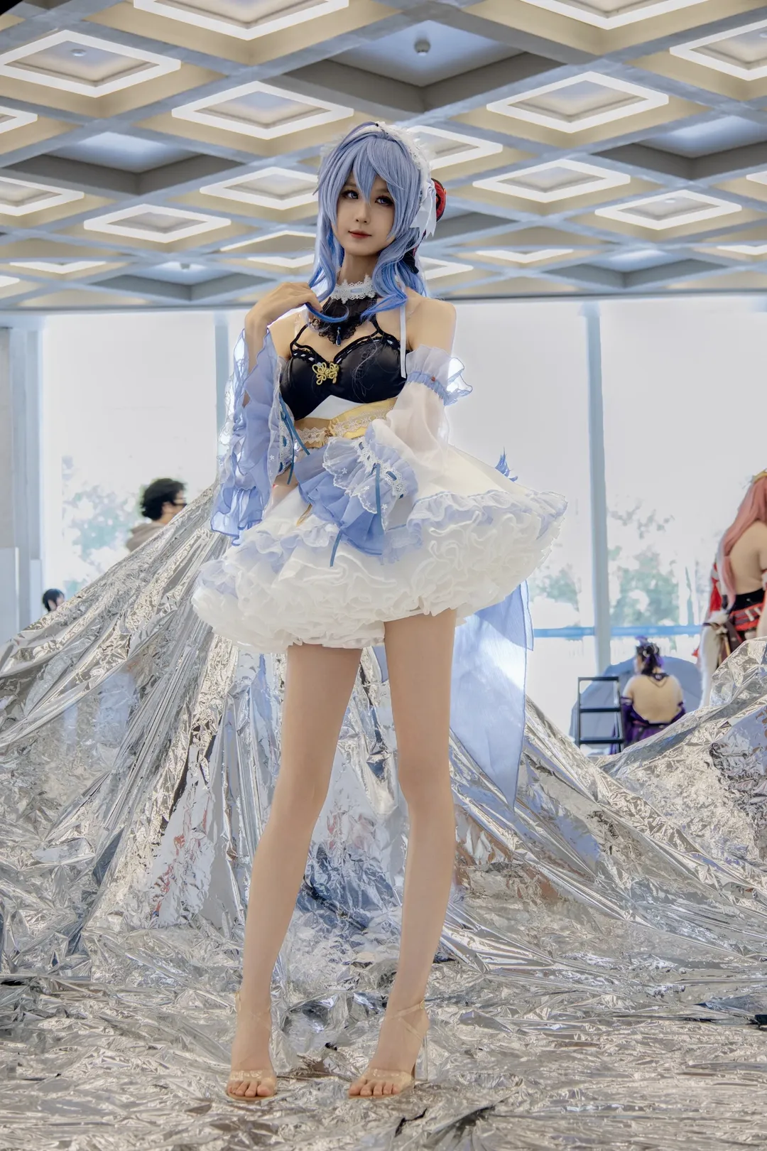 【甘雨cos】原神经典角色，夏日改良版漫展实录