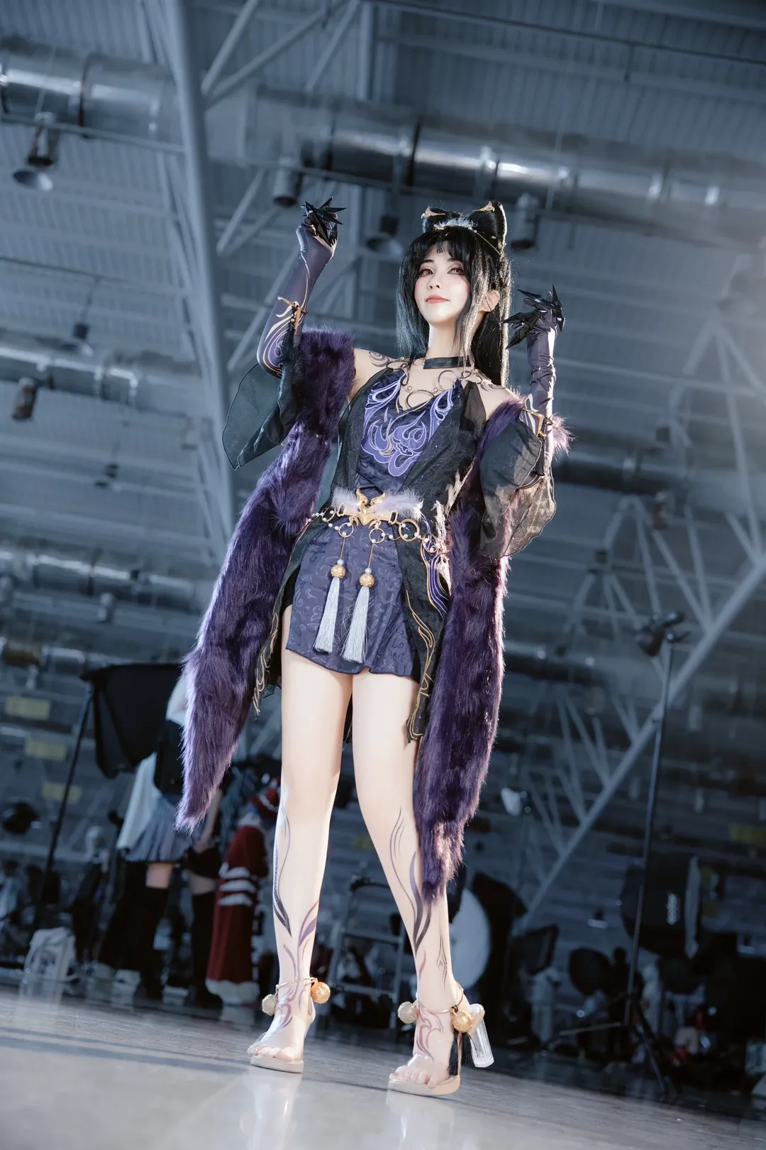 【玉玲珑cos】永劫无间高冷女神的漫展场照