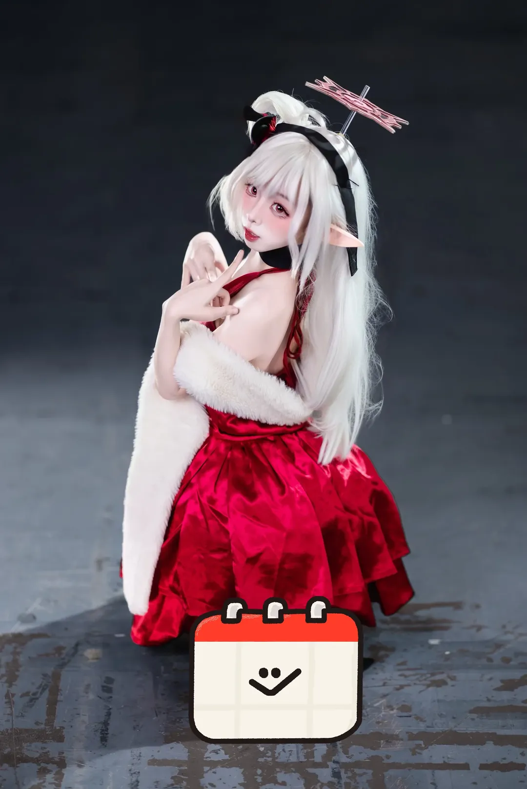 【礼服睦月cos】北京IJOY漫展现场蔚蓝档案礼服睦月场照