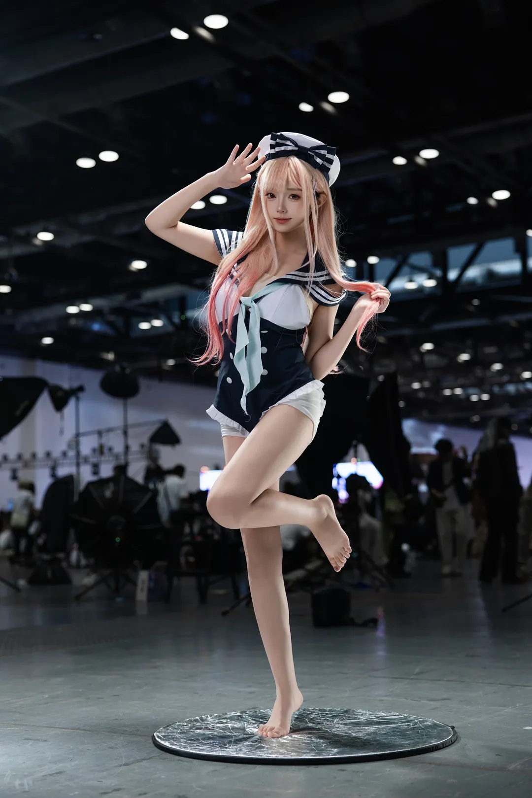 【喜多川海梦cos】漫展场照分享：水手服少女的灵动瞬间 - 第 4 张