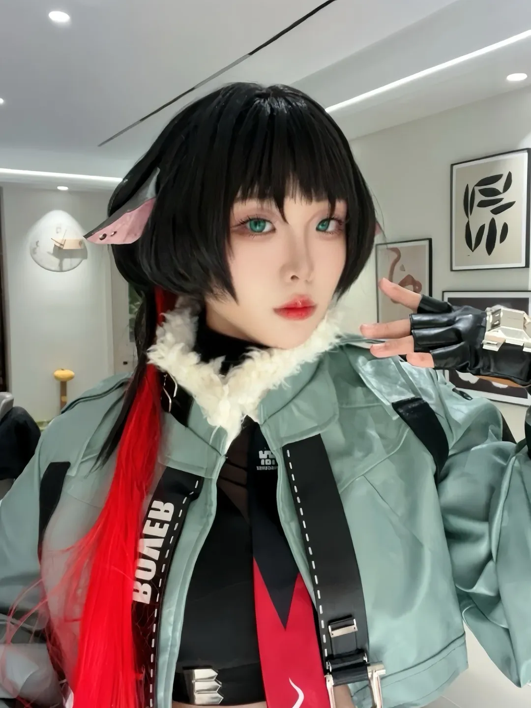 [Jane Doe cosplay] Zenless Zone Zero's Cat Thiren cosplay — Classified Mission Gear Ready - Image 1