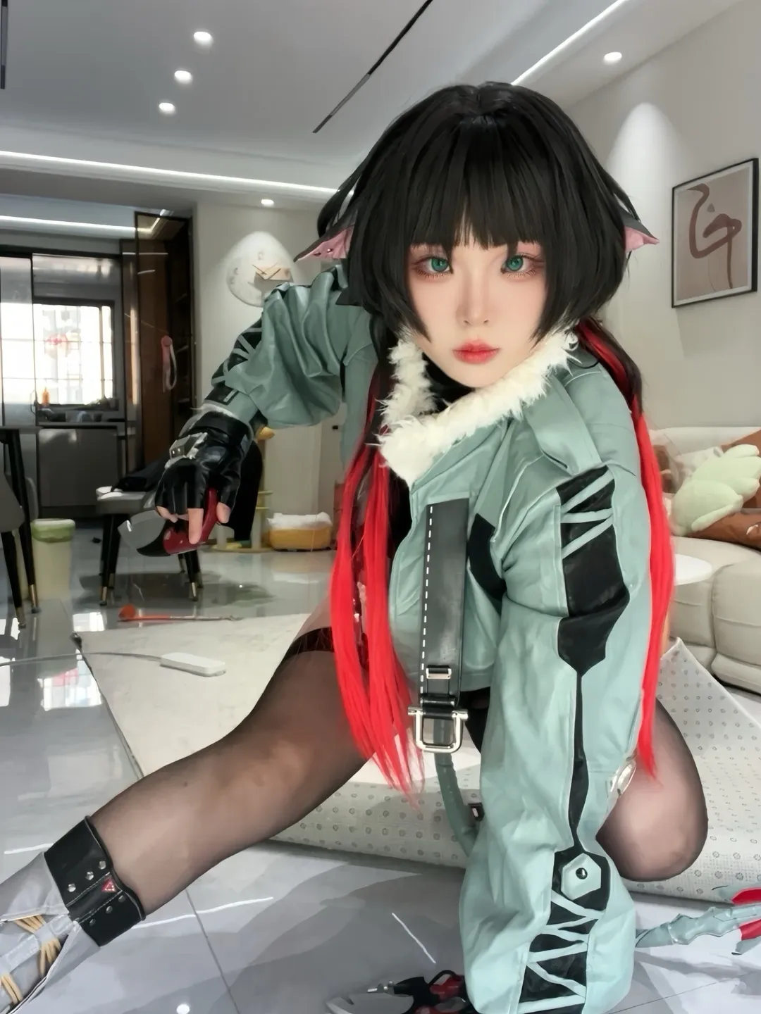 [Jane Doe cosplay] Zenless Zone Zero's Cat Thiren cosplay — Classified Mission Gear Ready - Image 3