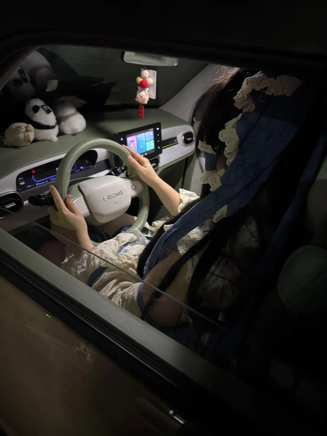【Reimu Hakurei Cosplay】Night cherry blossom photography Until Nearly Midnight: Notes on Driving Home - Image 2
