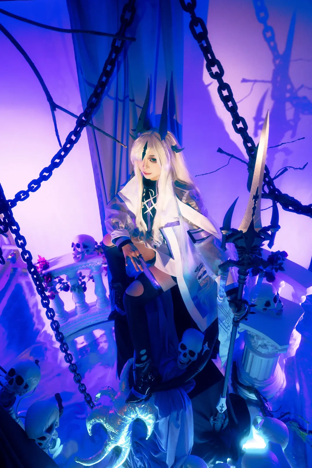 【死芒cos】愛布拉娜的暗黑哥特風，期待明日方舟夏活新裝 - 第 2 張