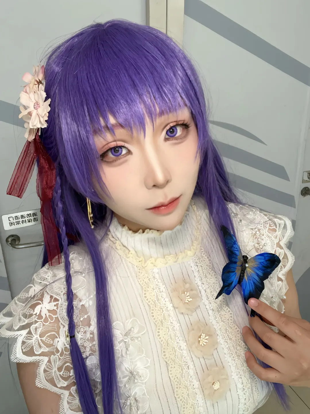 【间桐樱cos】在fate的世界里，紫发少女的静谧时刻