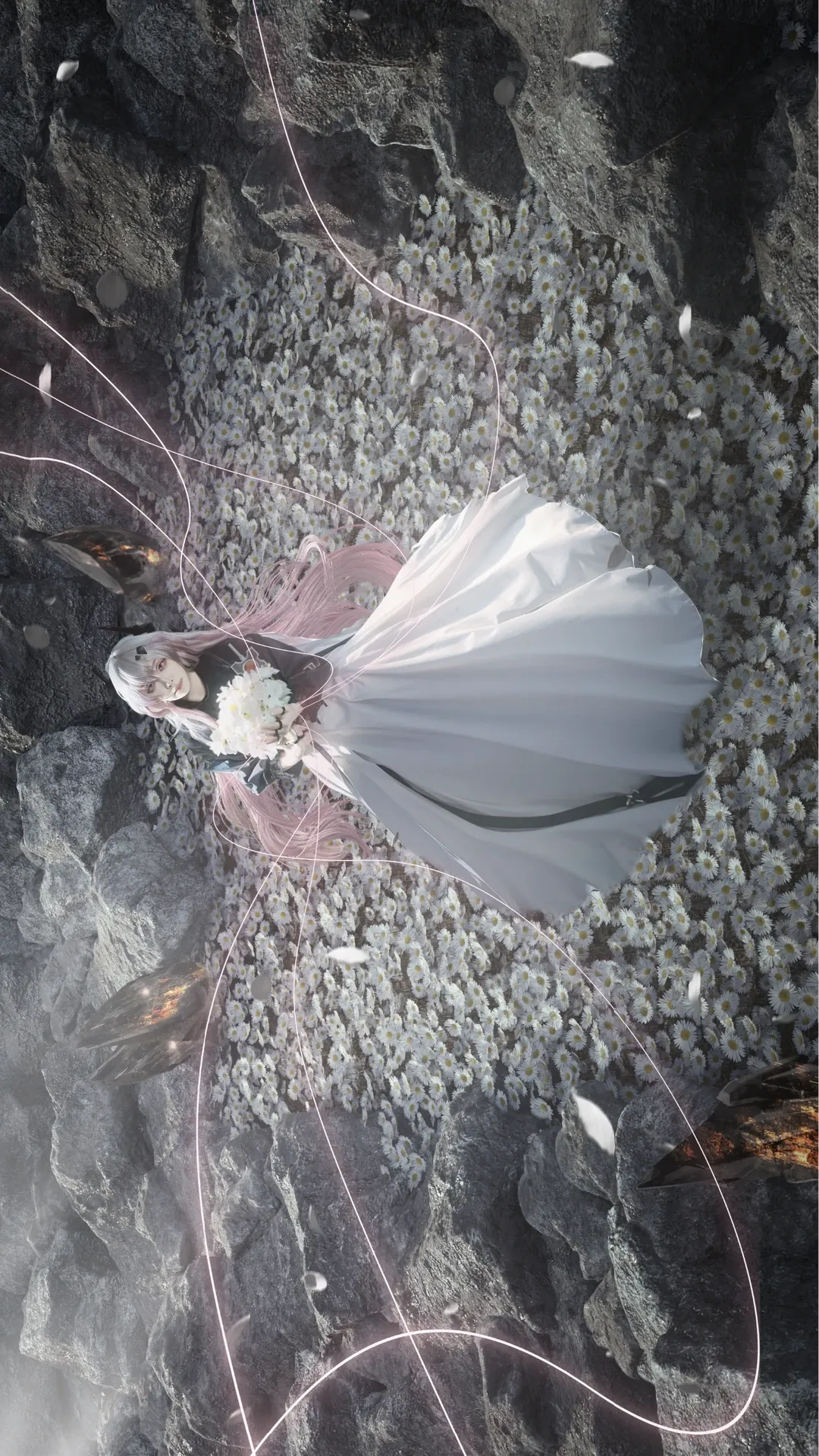 【特蕾西婭cos】明日方舟魔王形態躺拍花海正片