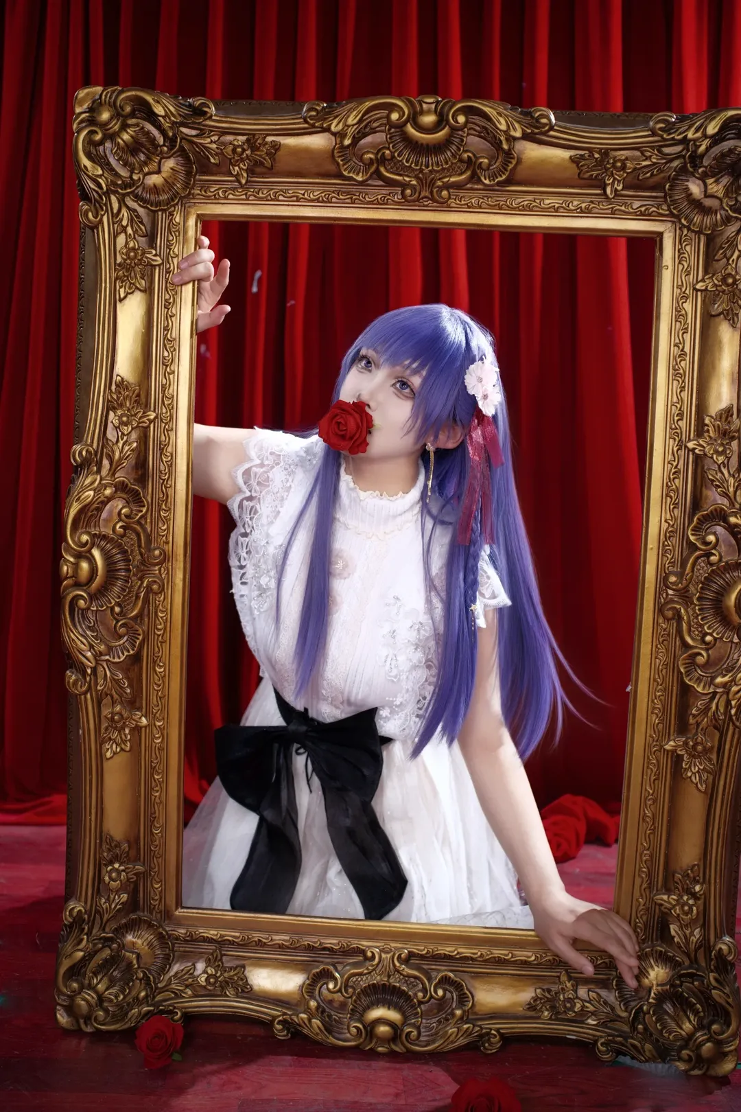 【间桐樱cos】Fate HF完结礼服正片，红光下的画中人