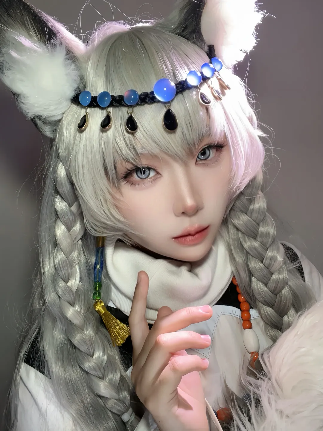 【初雪cos】明日方舟喀蘭聖女的無憂夢囈 - 第 1 張