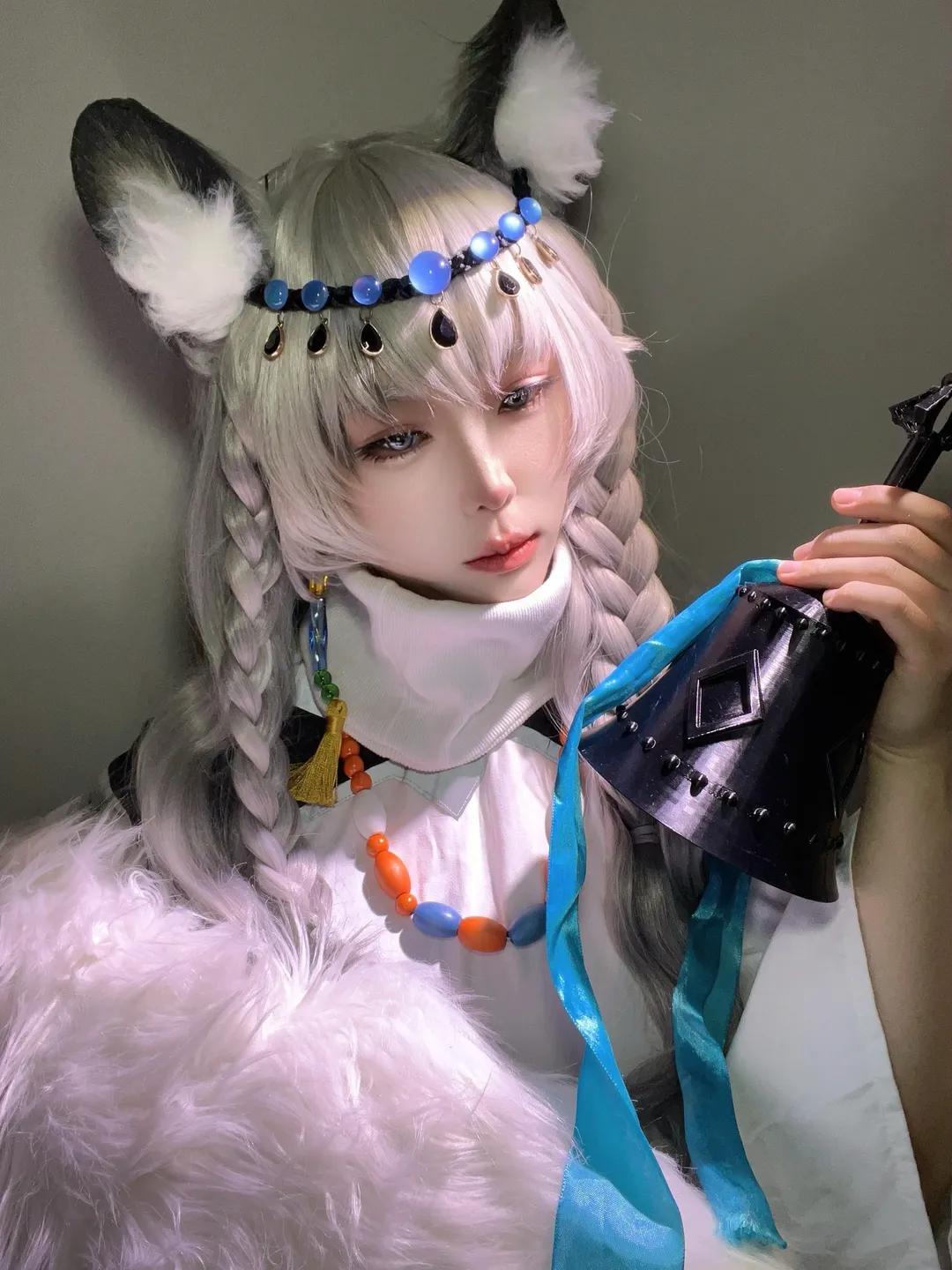 【初雪cos】明日方舟异格初雪装扮，为银灰异格撑腰