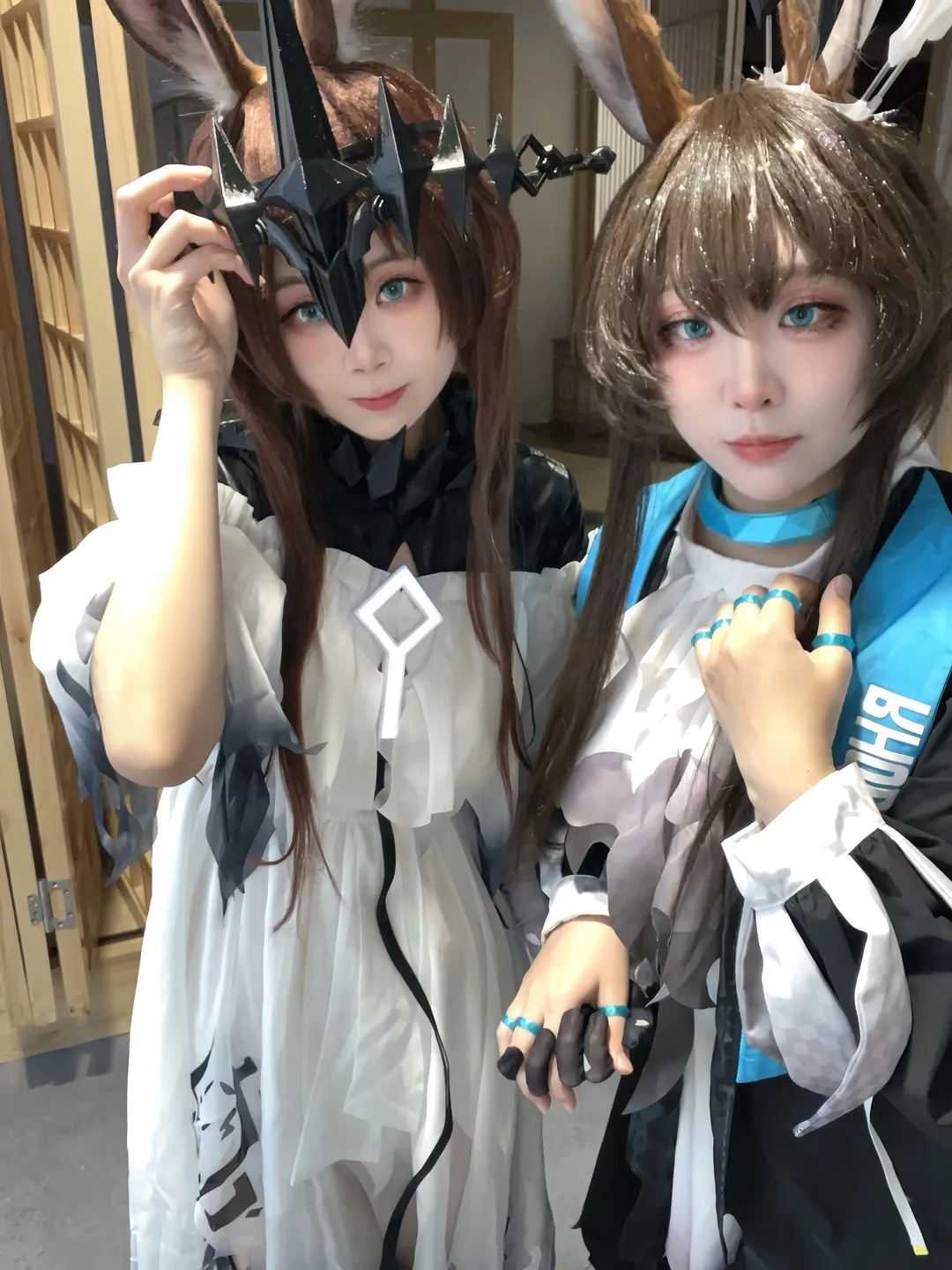 【阿米娅cos】明日方舟 兔耳少女的棚拍记录 - 第 4 张