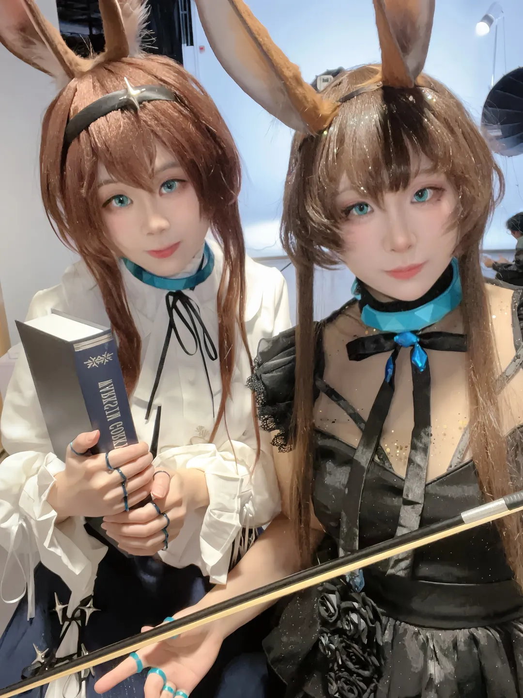 【阿米娅cos】明日方舟 兔耳少女的棚拍记录 - 第 5 张