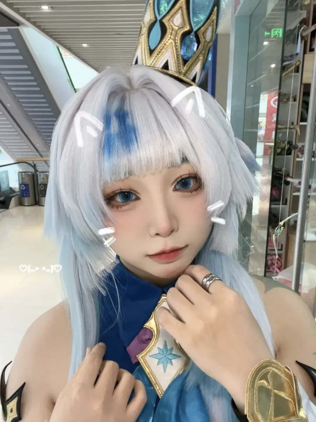 【刻律德菈cos】崩坏星穹铁道的冰雪帝王，还原冷萌气场 - 第 2 张