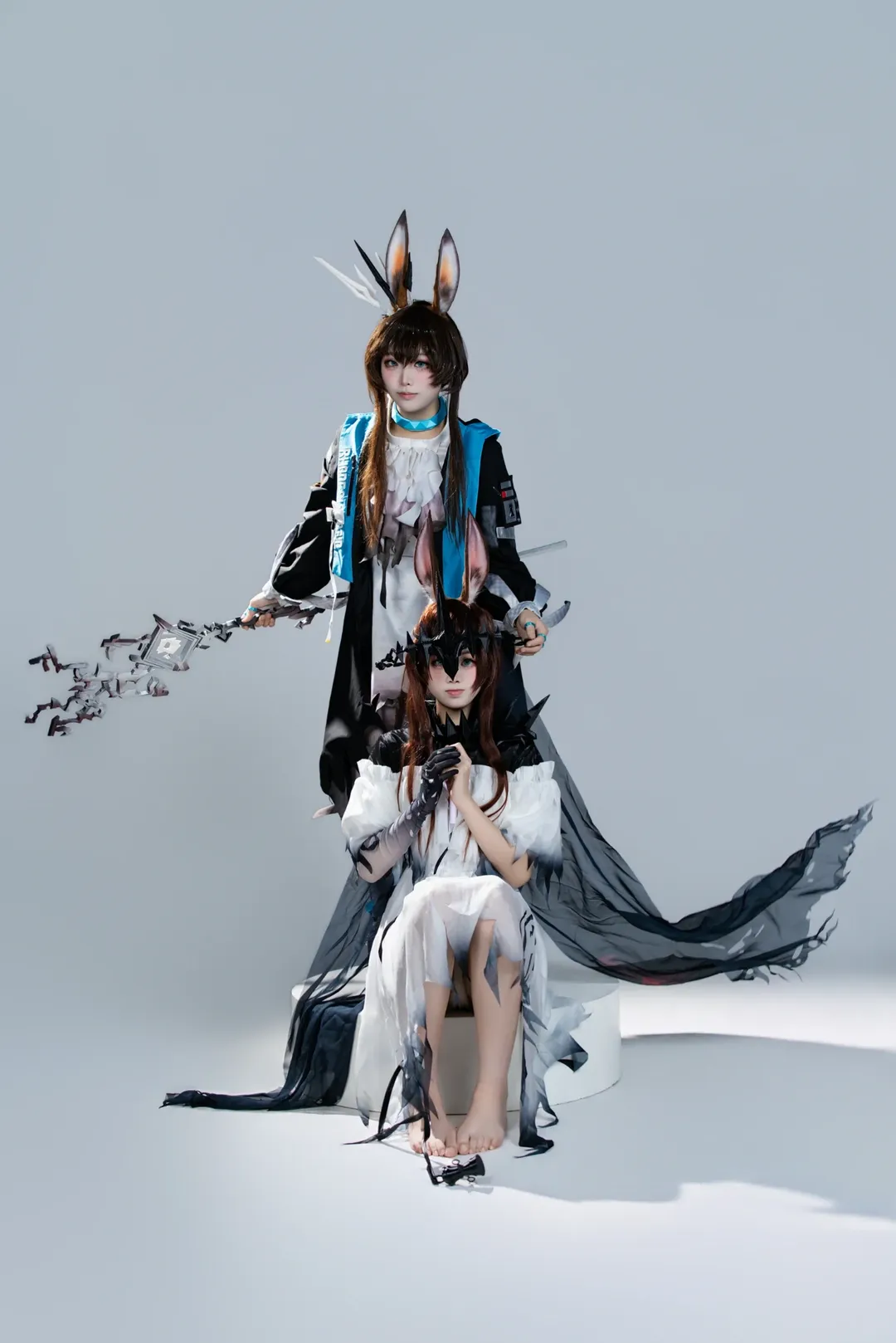 【阿米婭cos】明日方舟的多套服裝與黑絲，記錄這次的生日企劃 - 第 3 張