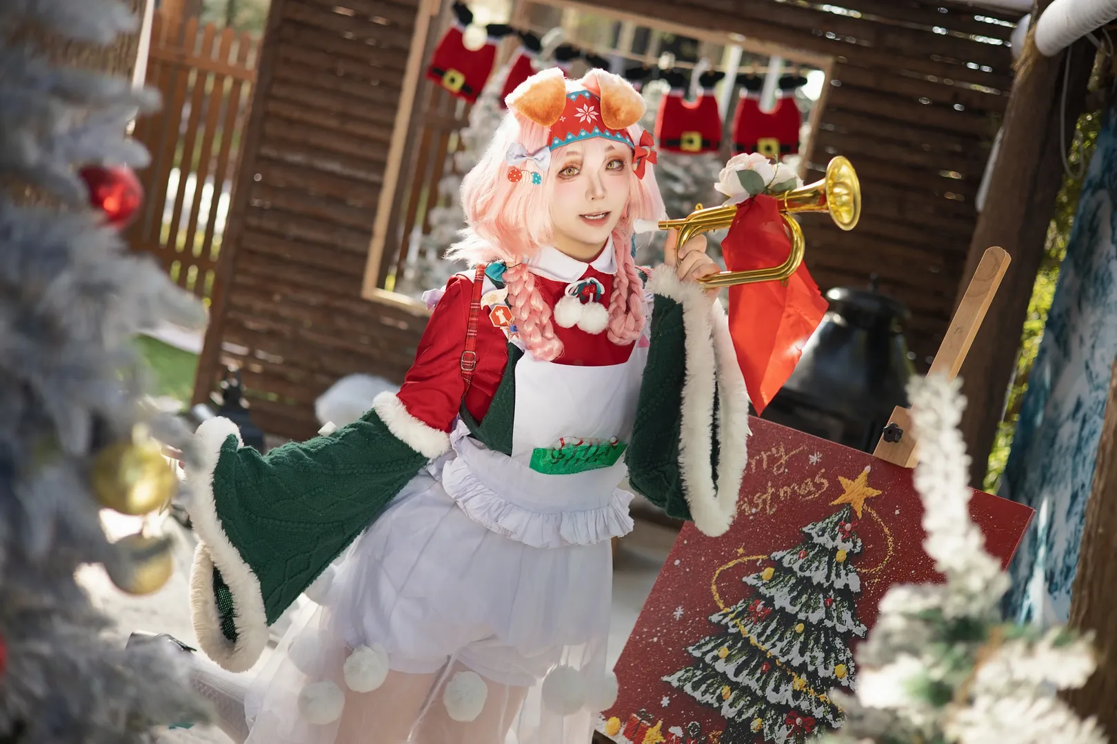 【澄闪cos】明日方舟喜夜侍者冬日雪景拍摄心得 - 第 1 张