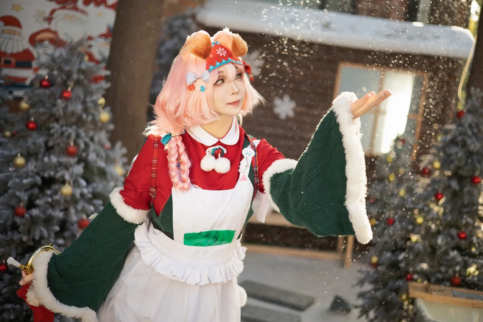 【澄闪cos】明日方舟喜夜侍者冬日雪景拍摄心得 - 第 2 张