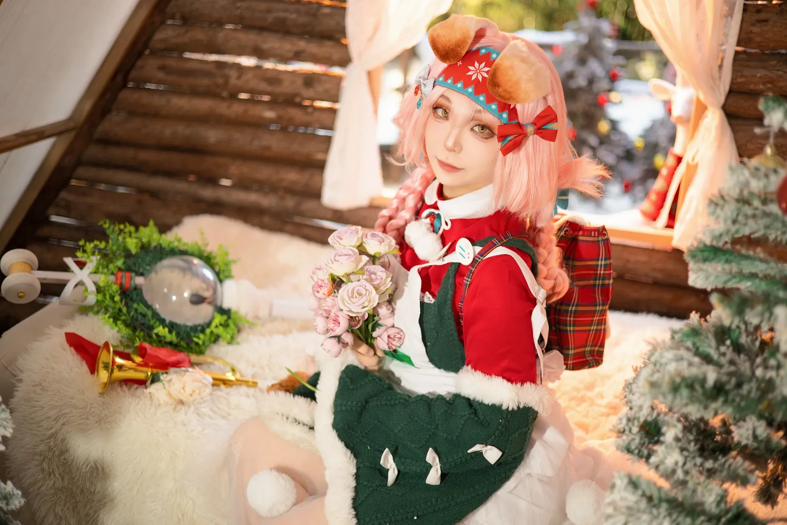 【澄闪cos】明日方舟喜夜侍者冬日雪景拍摄心得