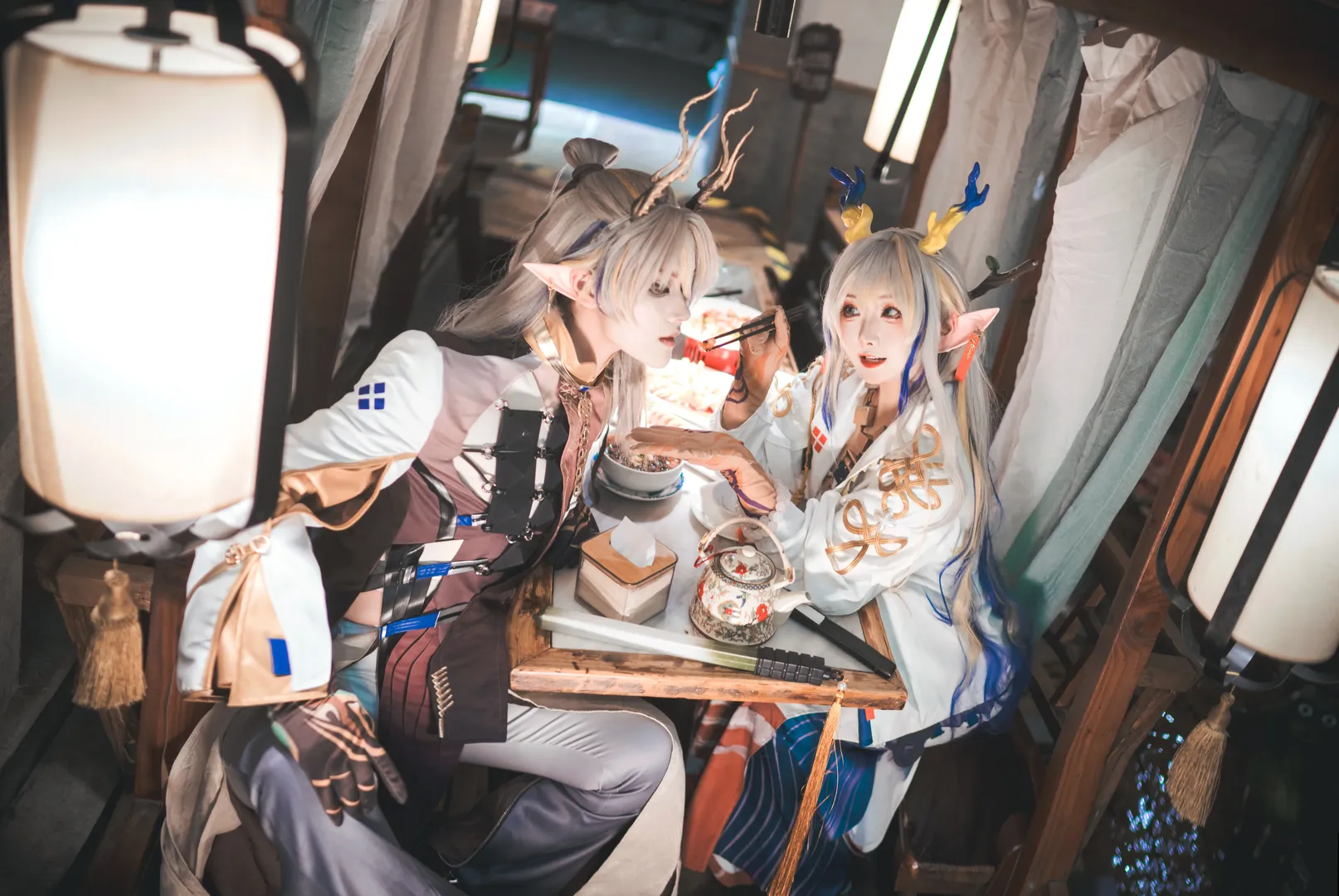 【黍績cos】歲家的年夜飯，明日方舟裡的溫暖團圓 - 第 1 張