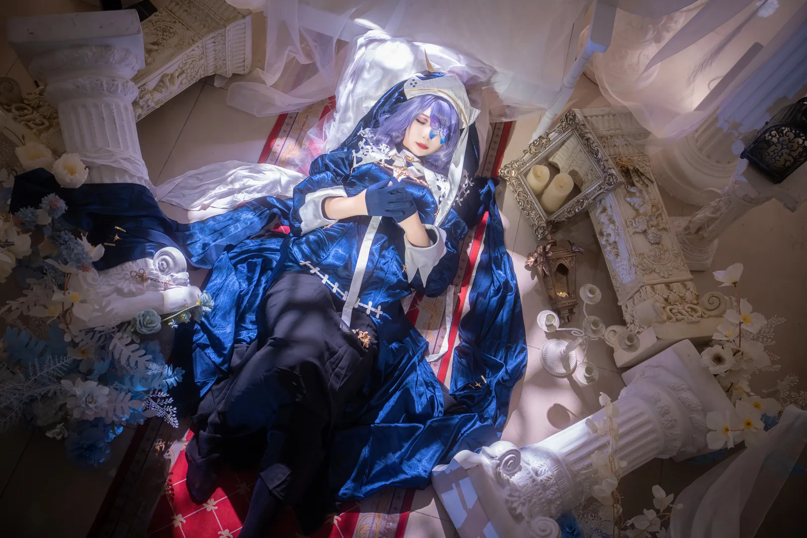 【絮雨cos】明日方舟幽邃隐修，静谧中的坚持