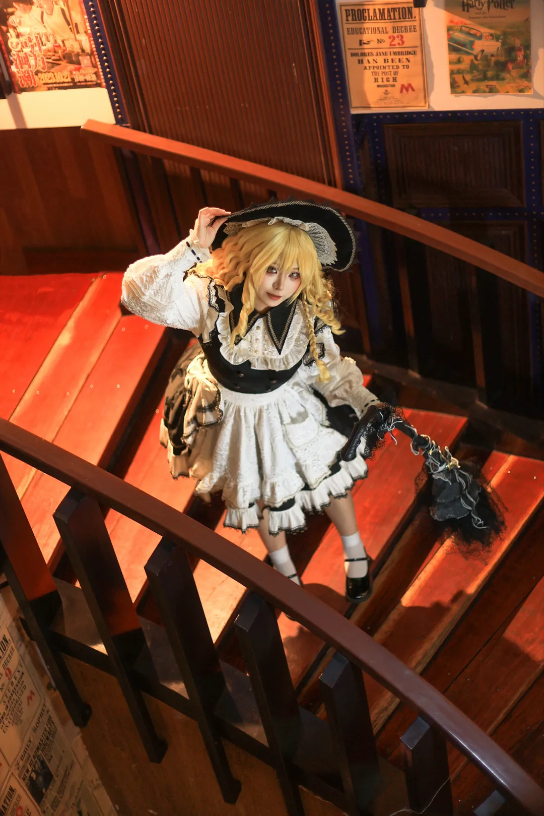 【雾雨魔理沙cos】东方project黑白魔法使的经典造型复刻 - 第 3 张