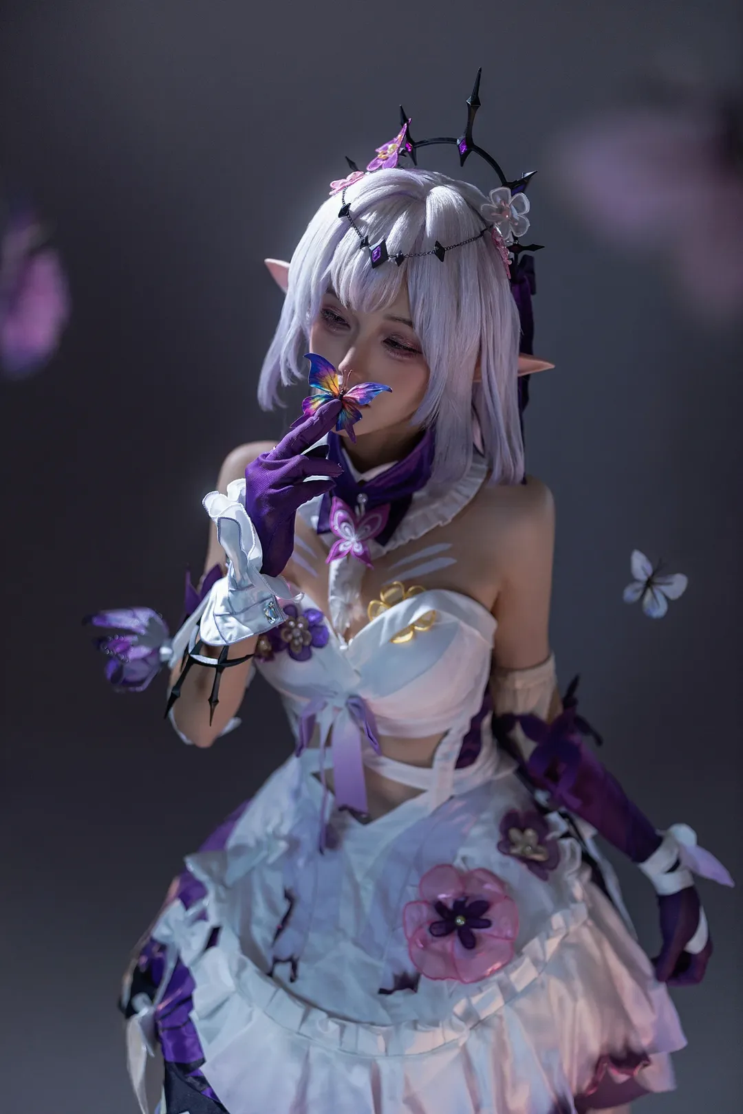 【遐蝶cos】崩坏星穹铁道，烛火与蝶影交织的静谧时刻 - 第 3 张