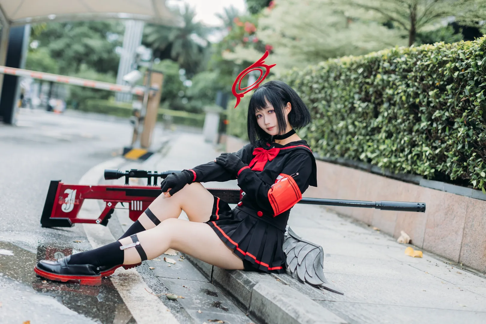 【真白cos】蔚蓝档案，广州萤火虫D2漫展场照返图