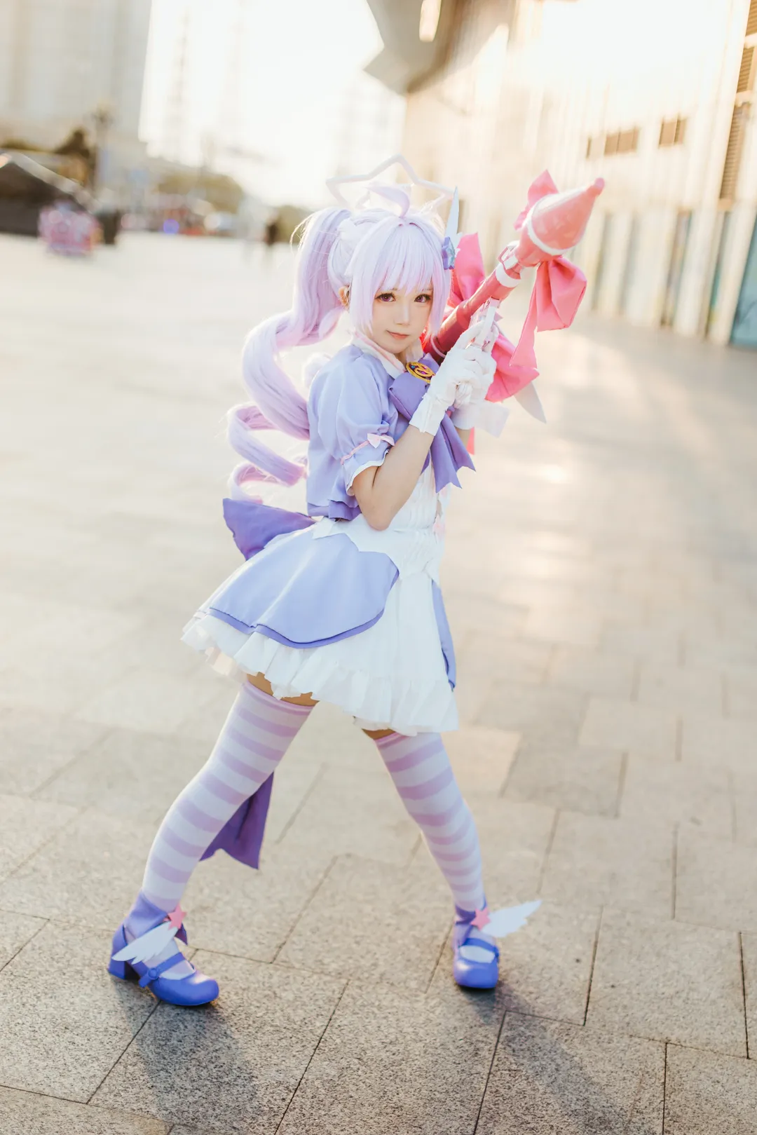 【宇泽玲纱cos】扛着火箭筒的魔法少女，鸡窝托斯特产