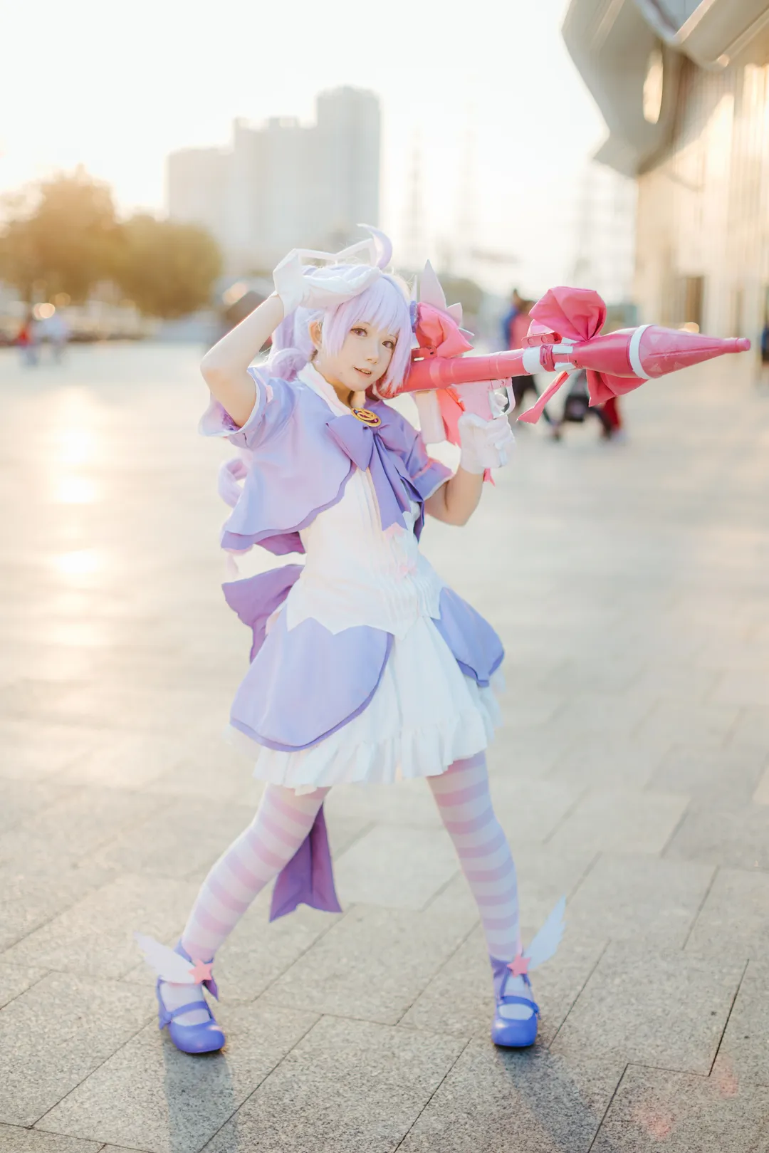 【宇泽玲纱cos】扛着火箭筒的魔法少女，鸡窝托斯特产 - 第 6 张
