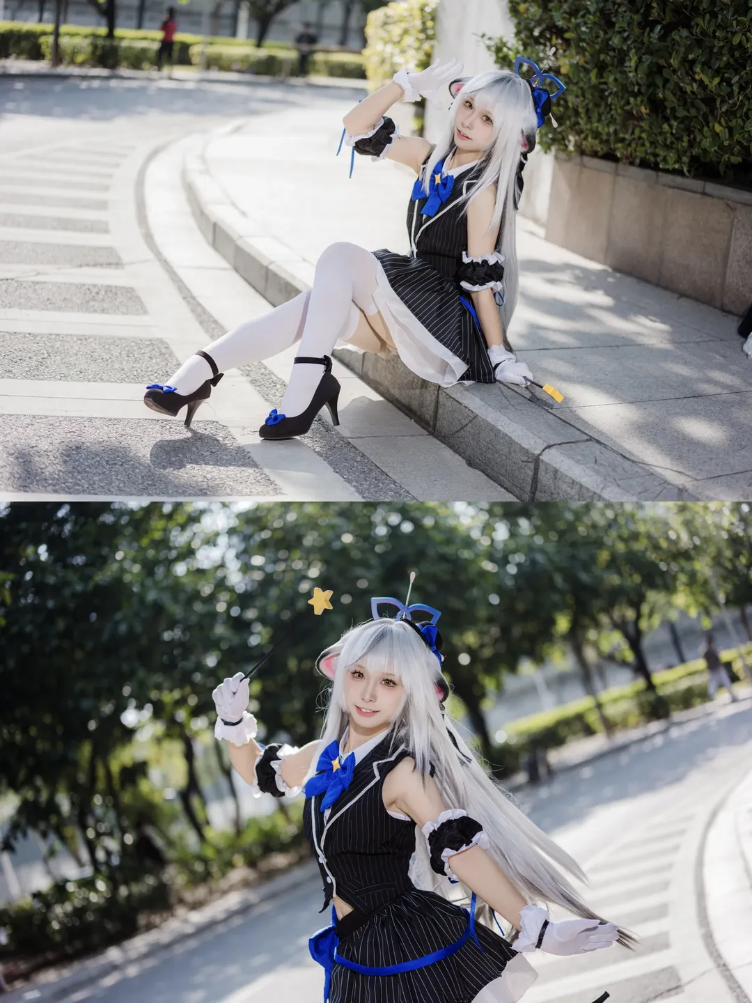 【ココナコスプレ】ブルーアーカイブ 魔法少女ココナの屋外イベント写真 - 1 枚目