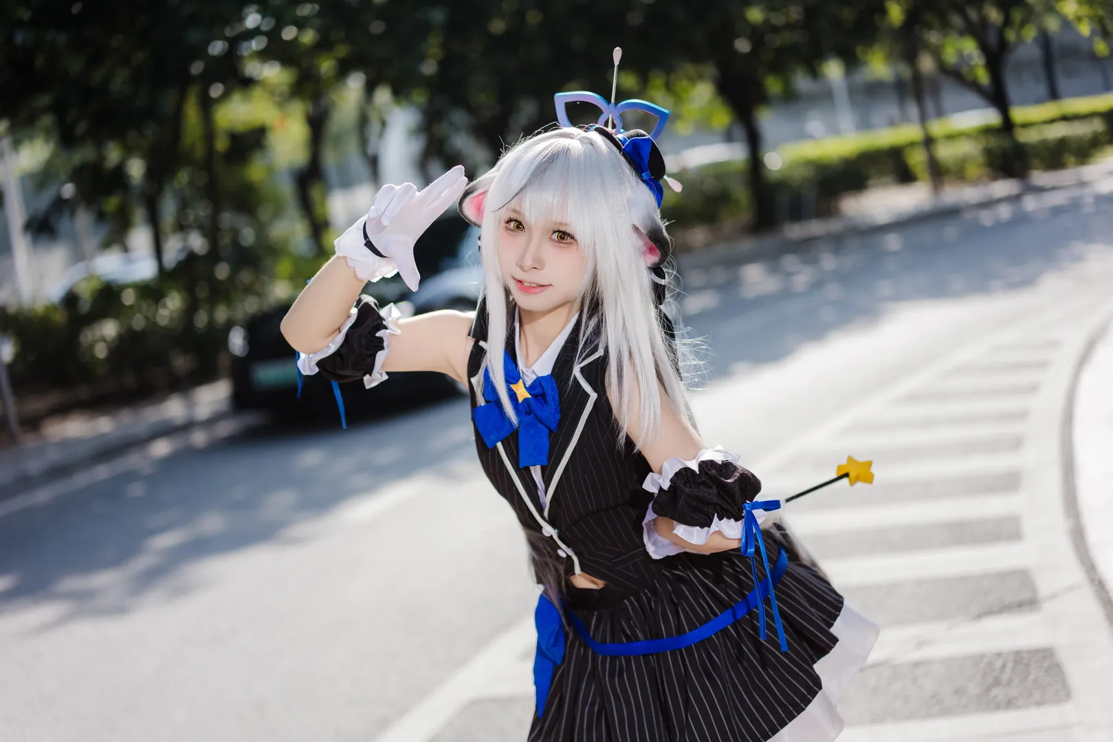 【ココナコスプレ】ブルーアーカイブ 魔法少女ココナの屋外イベント写真 - 3 枚目