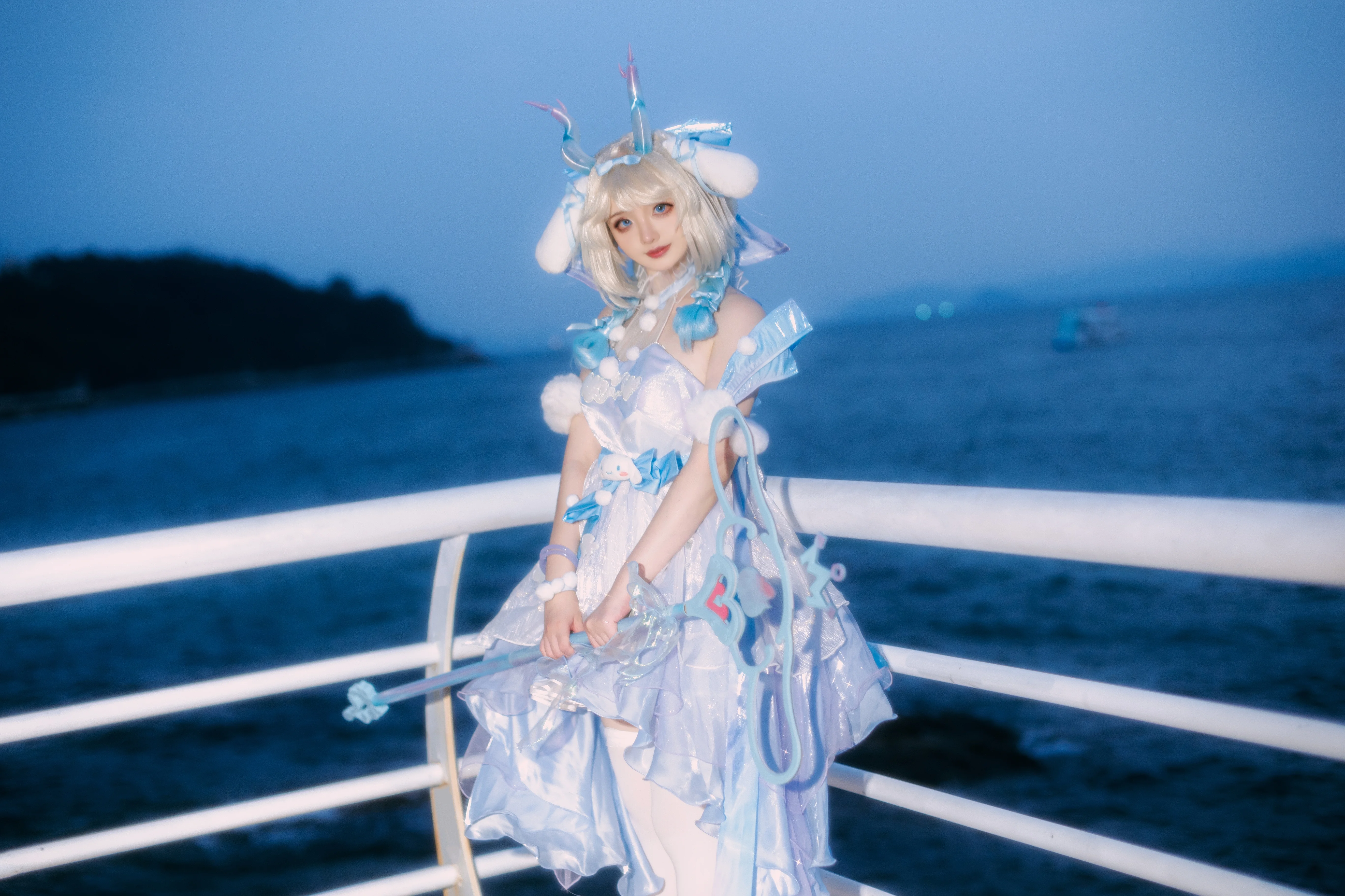 【瑤cos】王者榮耀大耳狗之夢，海風與藍調之約 - 第 4 張