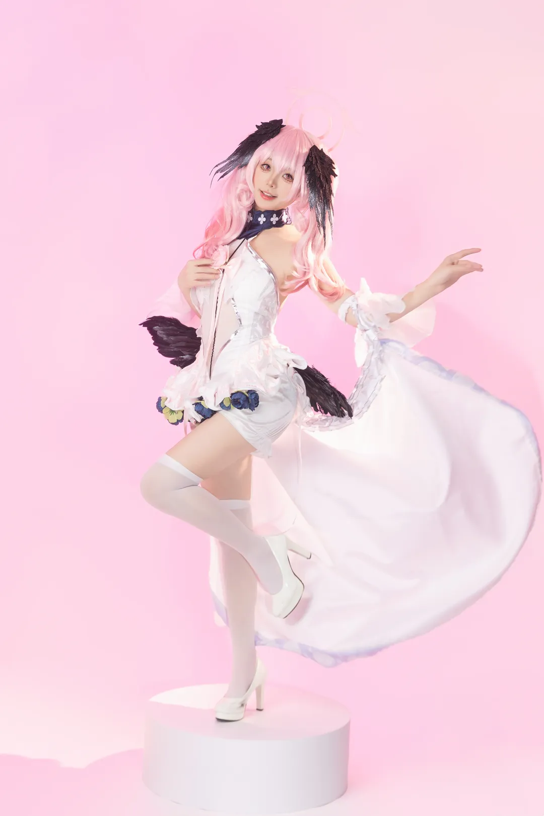 【下江小春cos】蔚蓝档案花嫁造型，生日纪念出镜分享 - 第 10 张