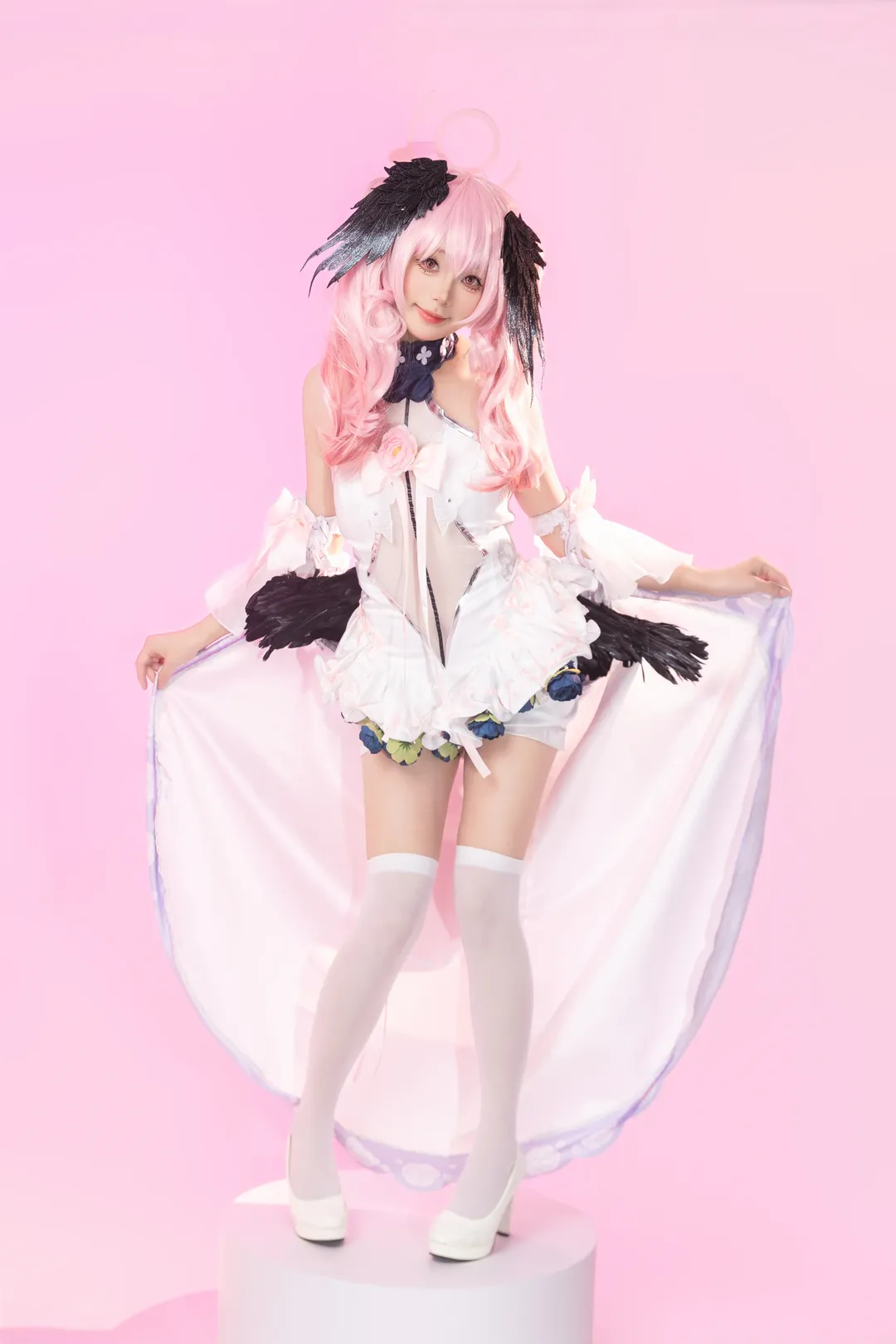 【下江小春cos】蔚蓝档案花嫁造型，生日纪念出镜分享 - 第 13 张