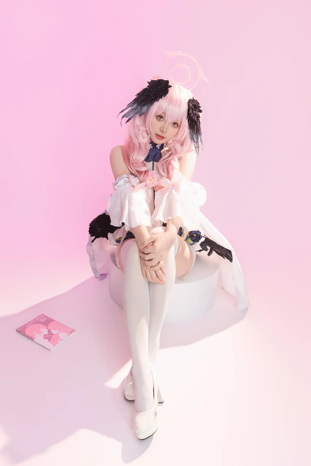 【下江小春cos】蔚蓝档案花嫁造型，生日纪念出镜分享 - 第 14 张