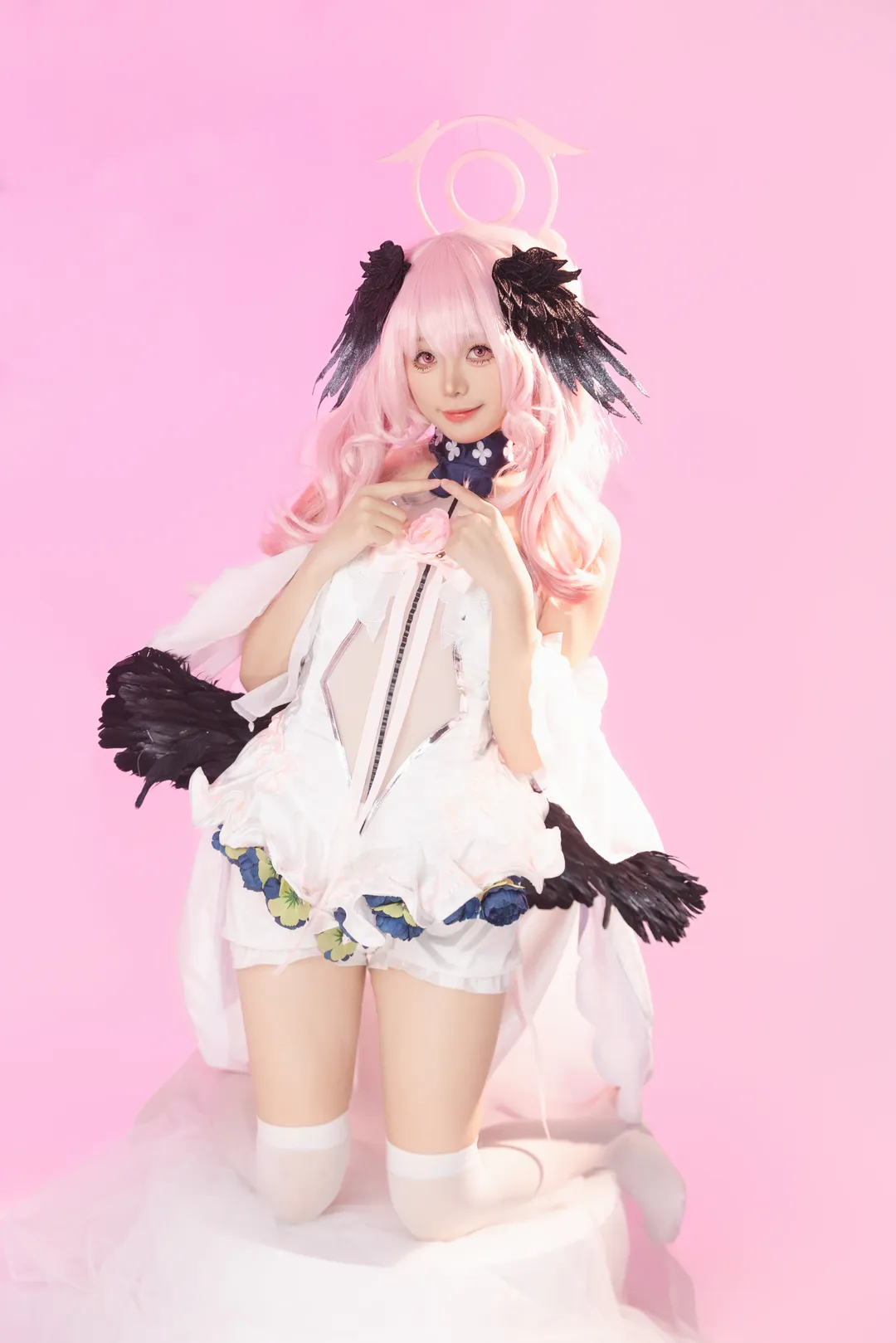 【下江小春cos】蔚蓝档案花嫁造型，生日纪念出镜分享 - 第 16 张