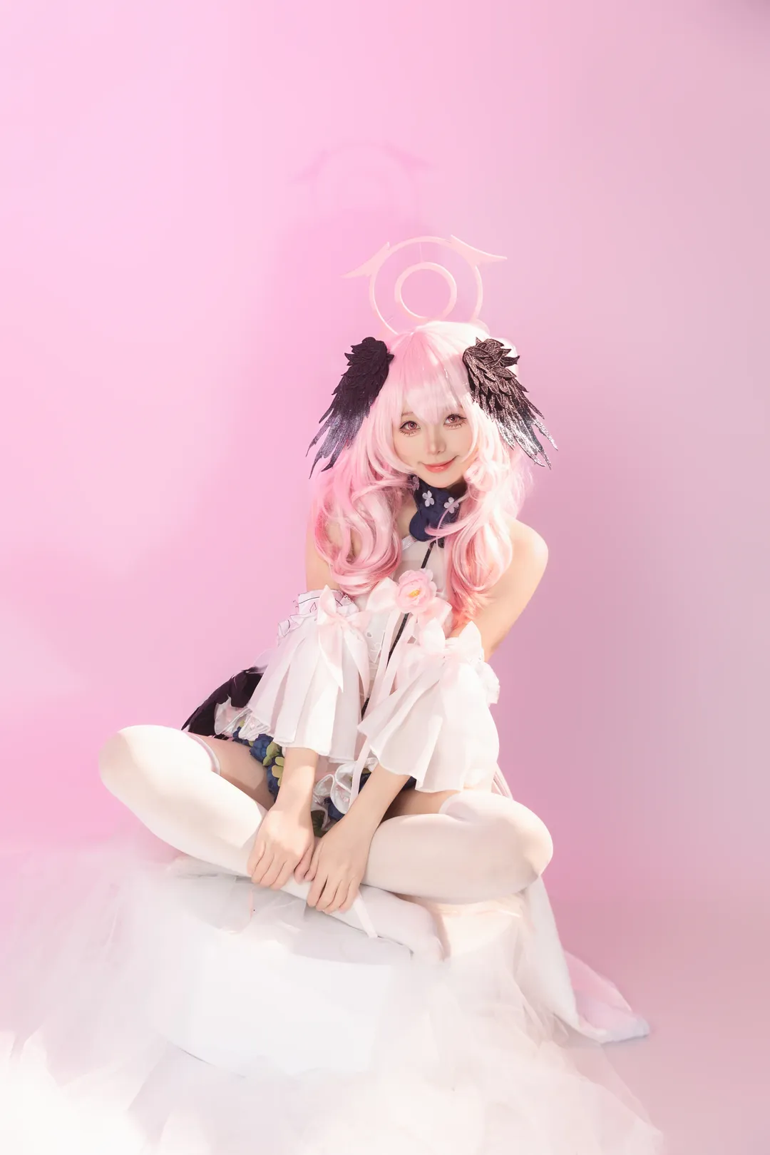 【下江小春cos】蔚蓝档案花嫁造型，生日纪念出镜分享 - 第 18 张