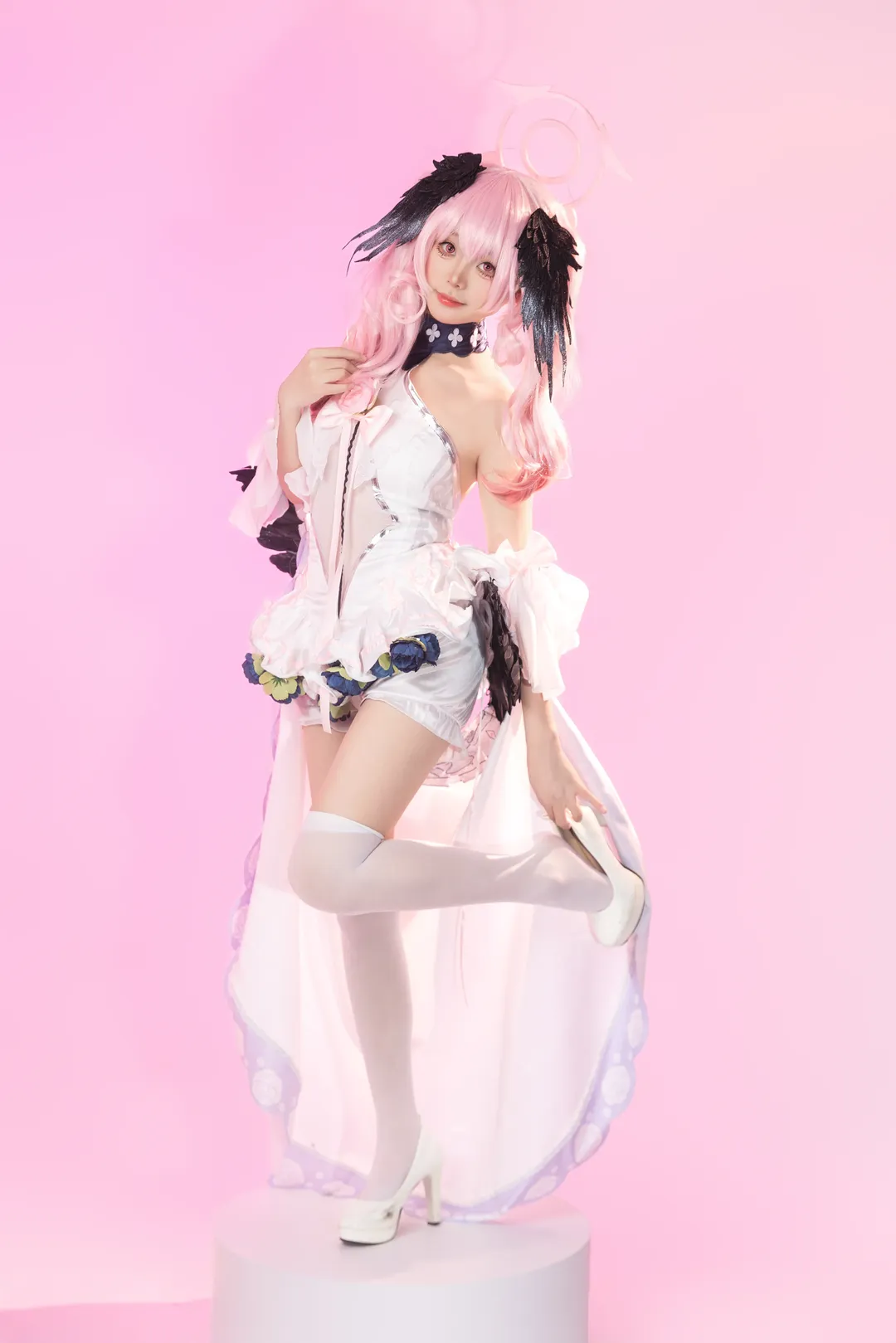 【下江小春cos】蔚蓝档案花嫁造型，生日纪念出镜分享