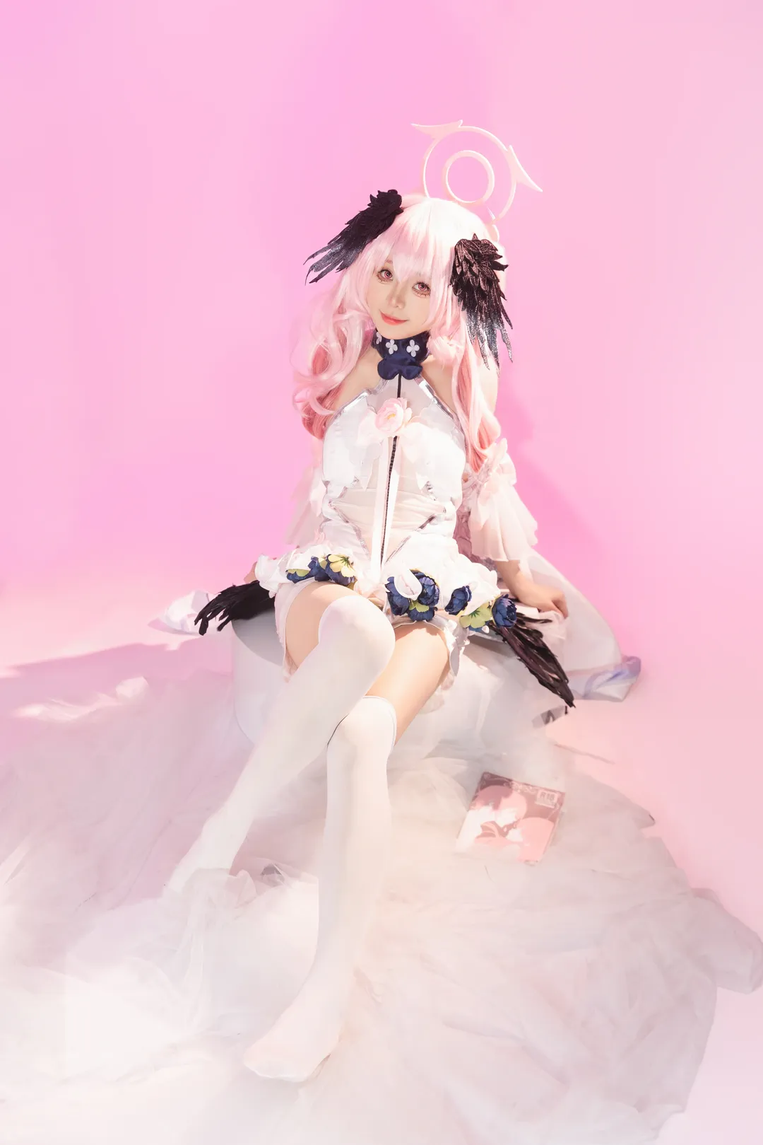 【下江小春cos】蔚蓝档案花嫁造型，生日纪念出镜分享 - 第 5 张