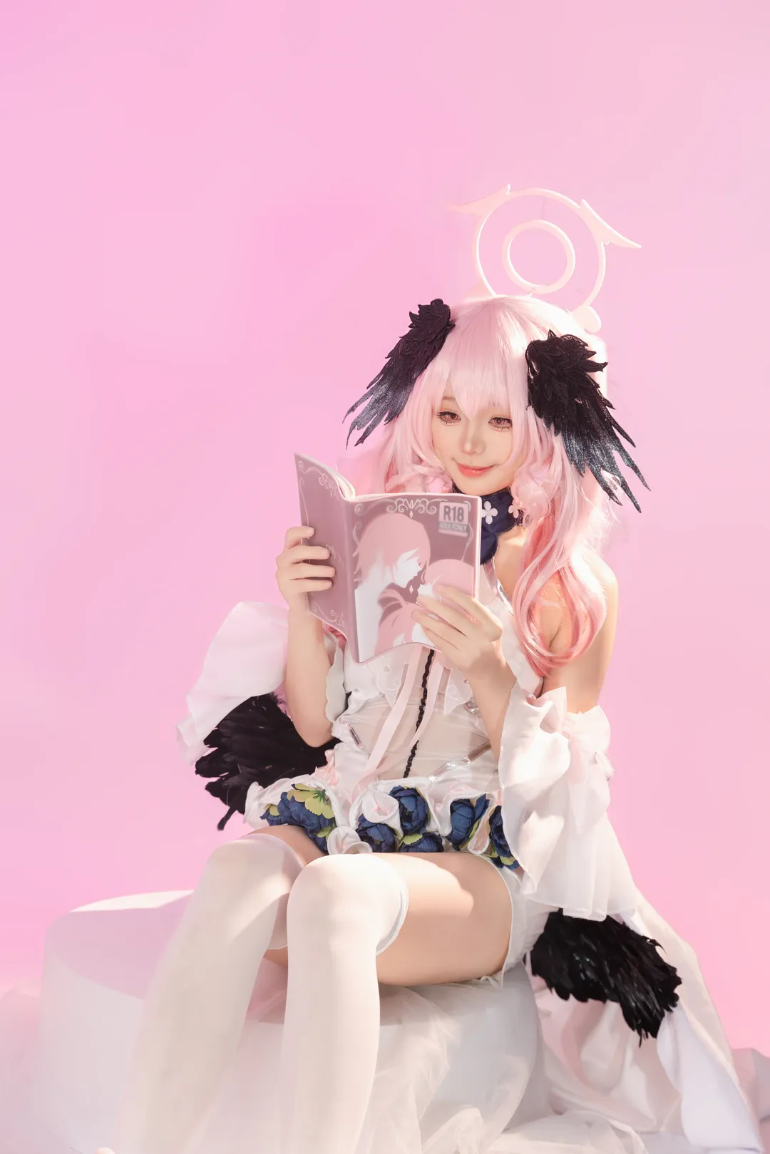 【下江小春cos】蔚蓝档案花嫁造型，生日纪念出镜分享 - 第 7 张