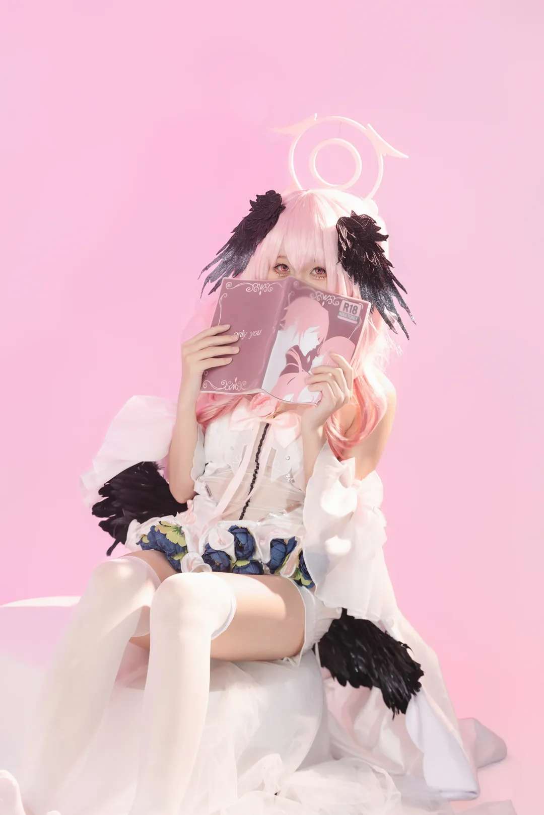 【下江小春cos】蔚蓝档案花嫁造型，生日纪念出镜分享 - 第 8 张