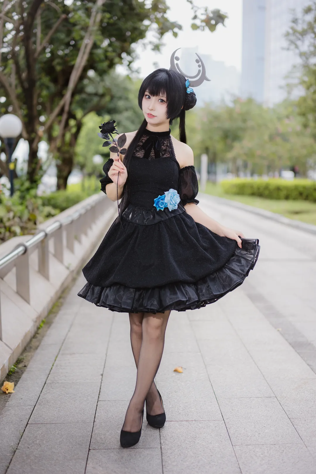 【妃咲cos】蔚蓝档案礼服造型萤火虫D3场外随拍 - 第 1 张