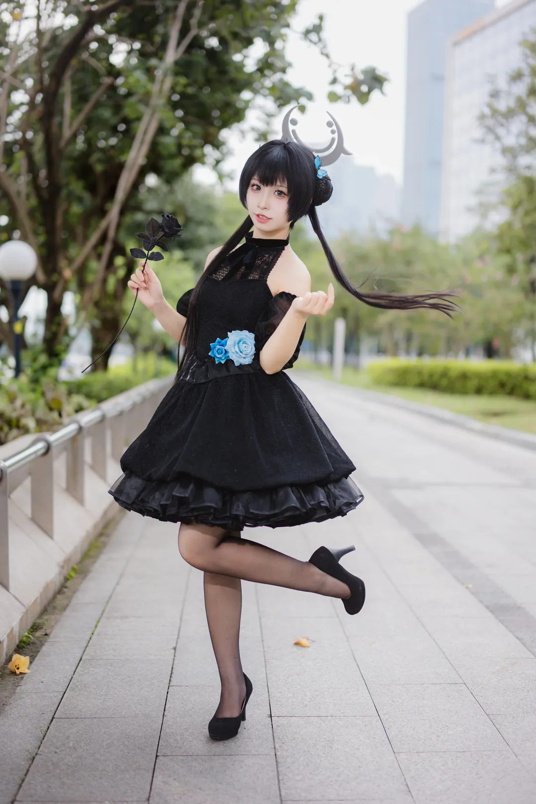 【妃咲cos】蔚蓝档案礼服造型萤火虫D3场外随拍 - 第 3 张