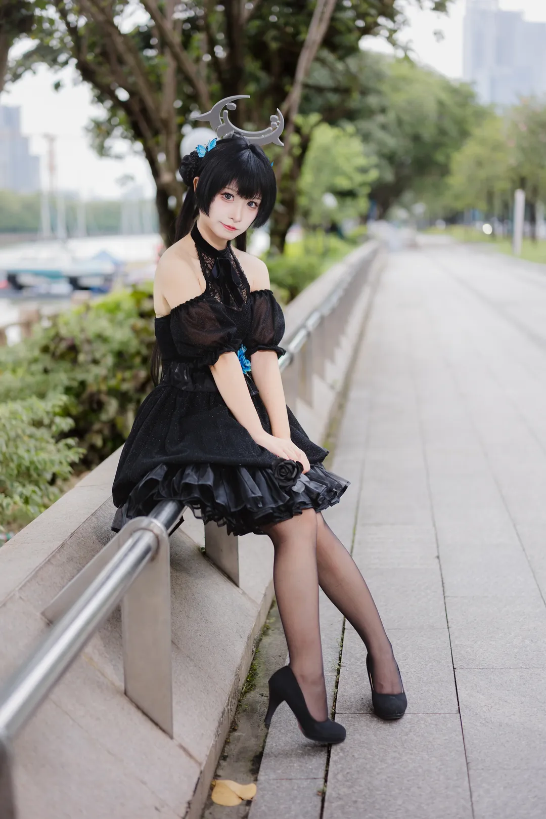 【妃咲cos】蔚蓝档案礼服造型萤火虫D3场外随拍 - 第 4 张
