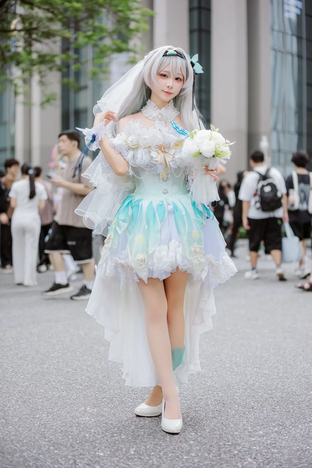 【流萤cos】星穹铁道花嫁造型，萤火虫D1返图来啦