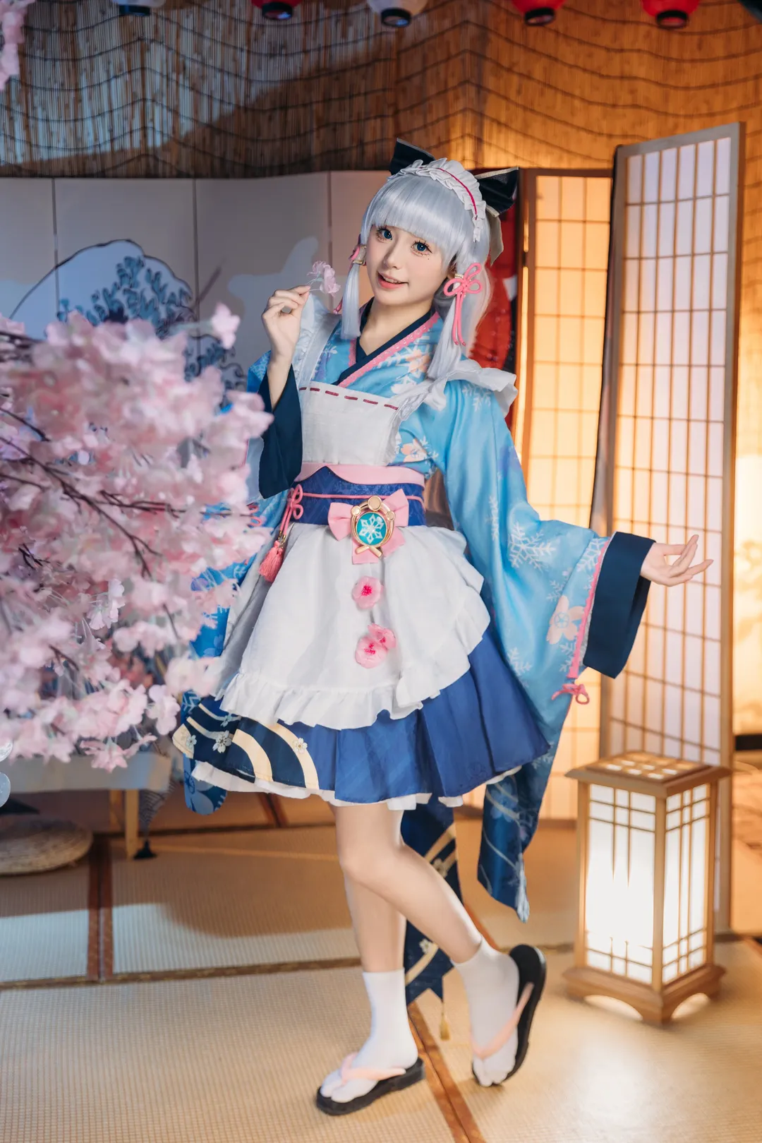 【神里绫华cos】稻妻的雪与樱，在这间和室里片刻停留