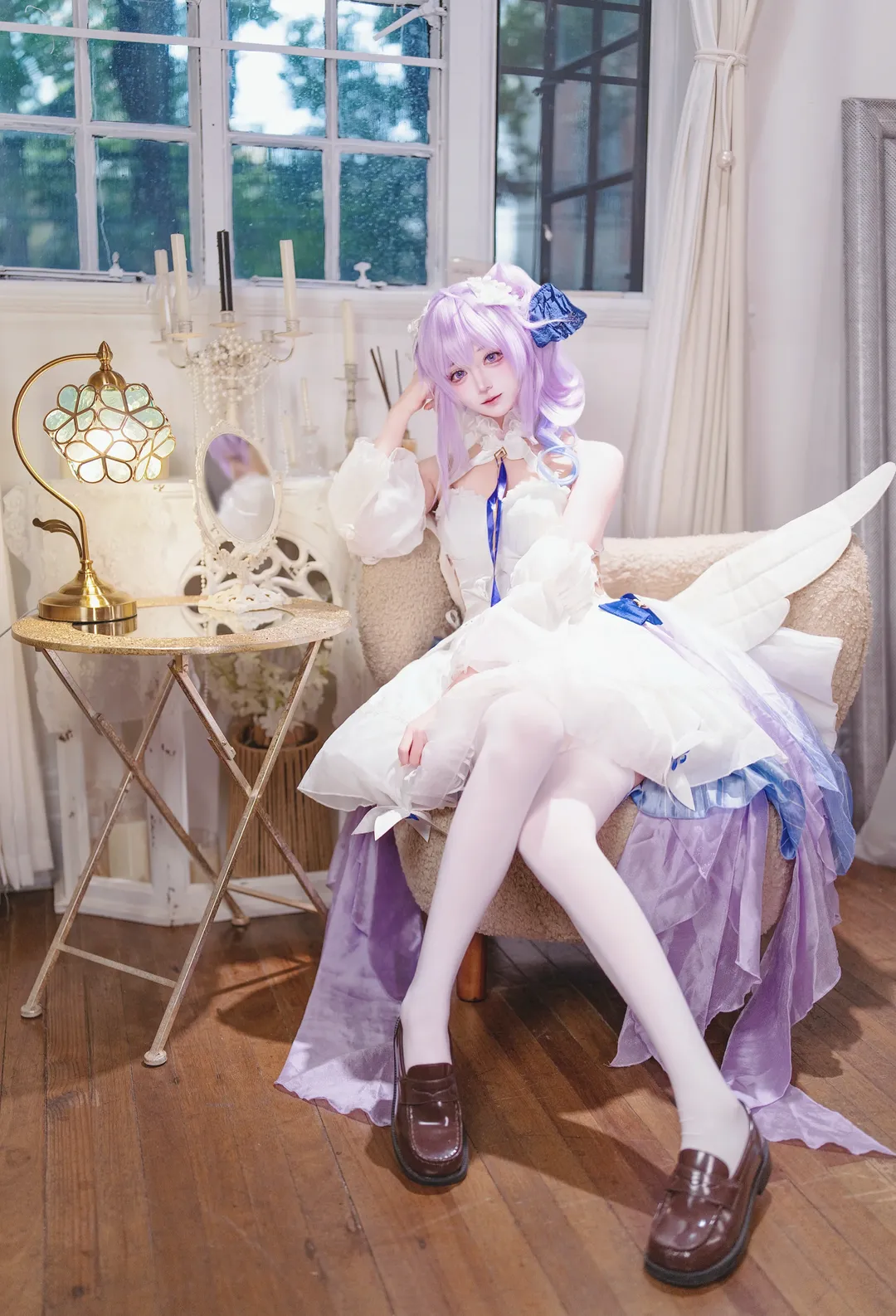 【独角兽cos】碧蓝航线的梦幻复古风，白丝与蓬蓬裙的少女感 - 第 2 张