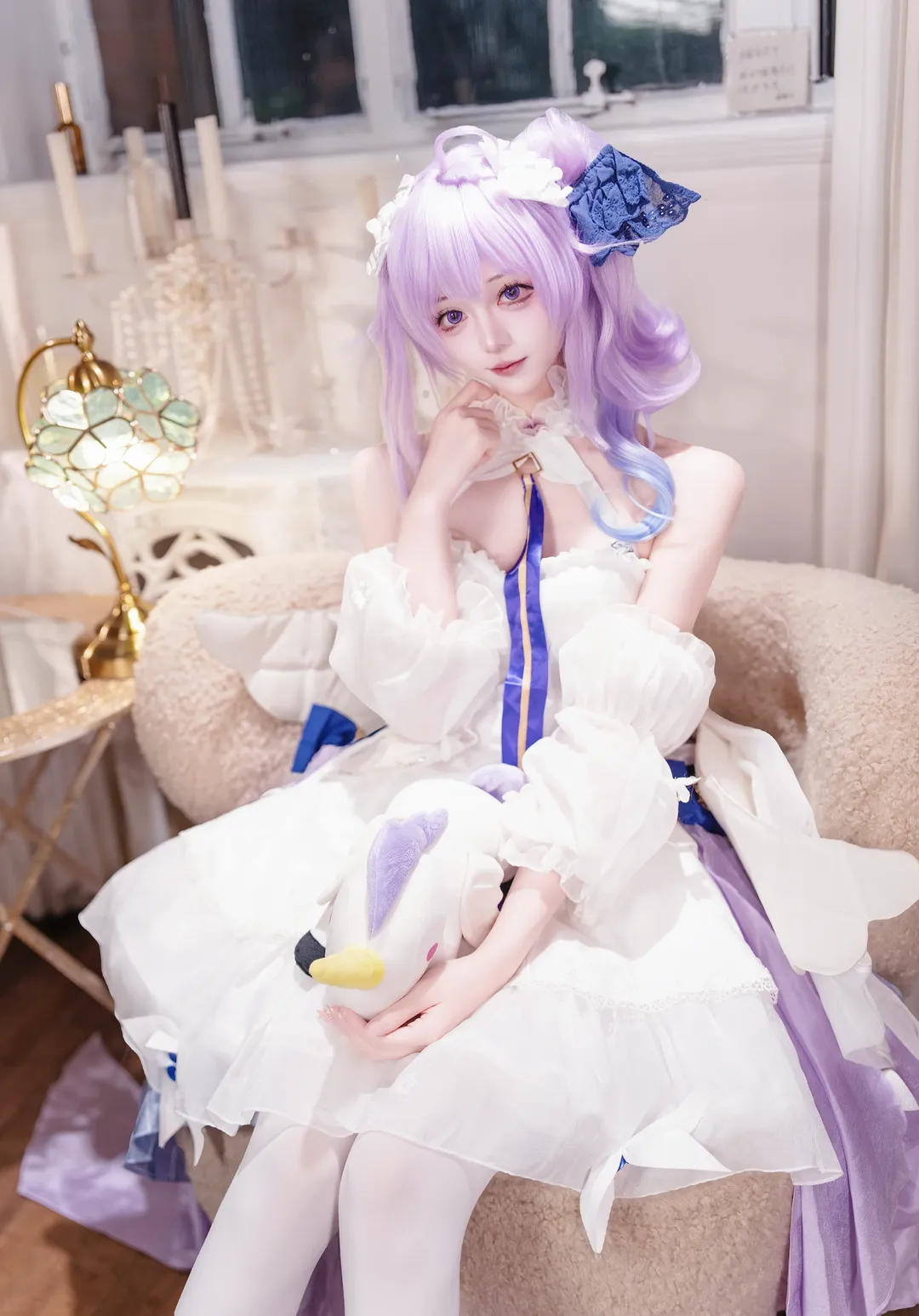 【独角兽cos】碧蓝航线的梦幻复古风，白丝与蓬蓬裙的少女感 - 第 3 张