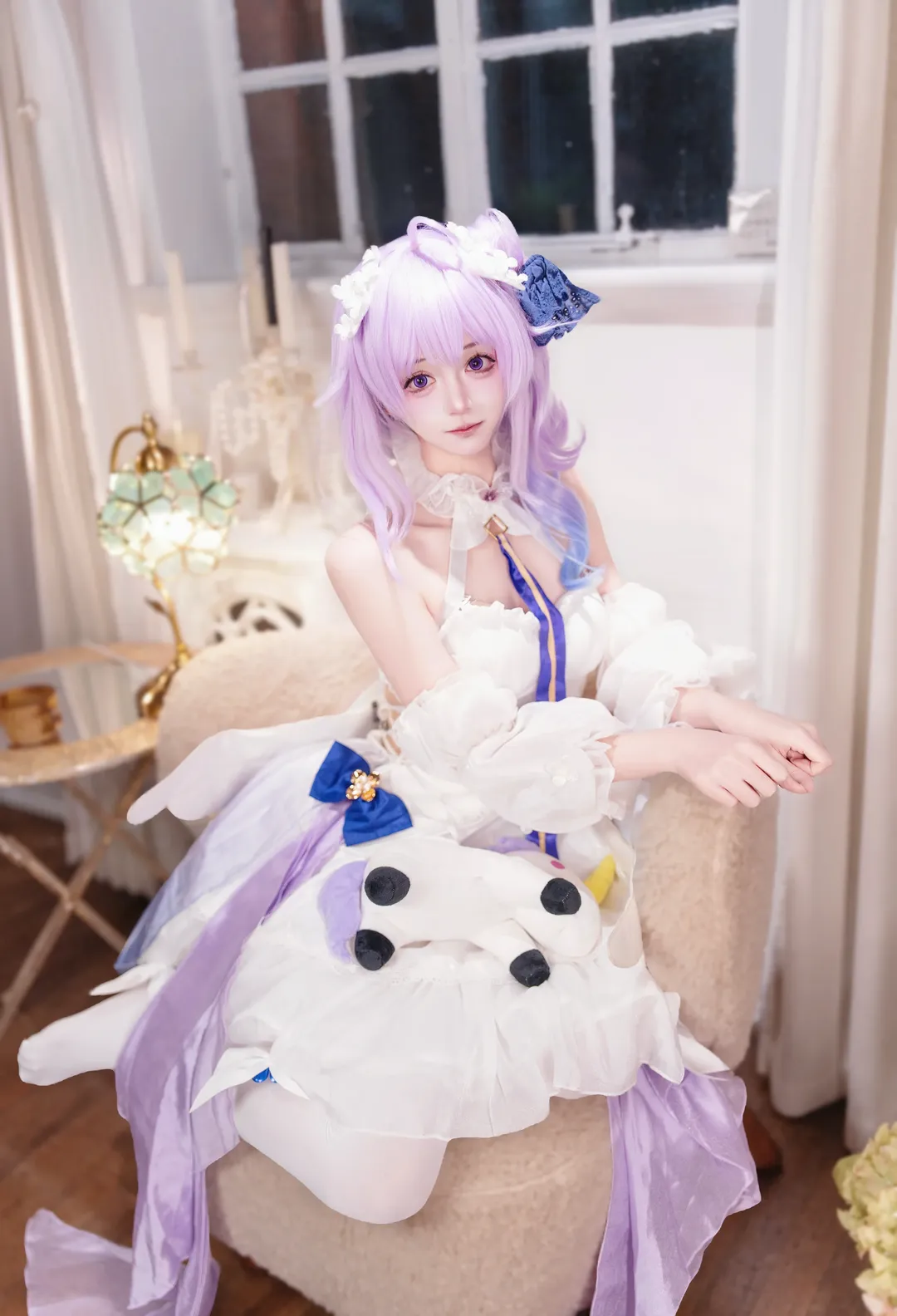 【独角兽cos】碧蓝航线的梦幻复古风，白丝与蓬蓬裙的少女感 - 第 5 张