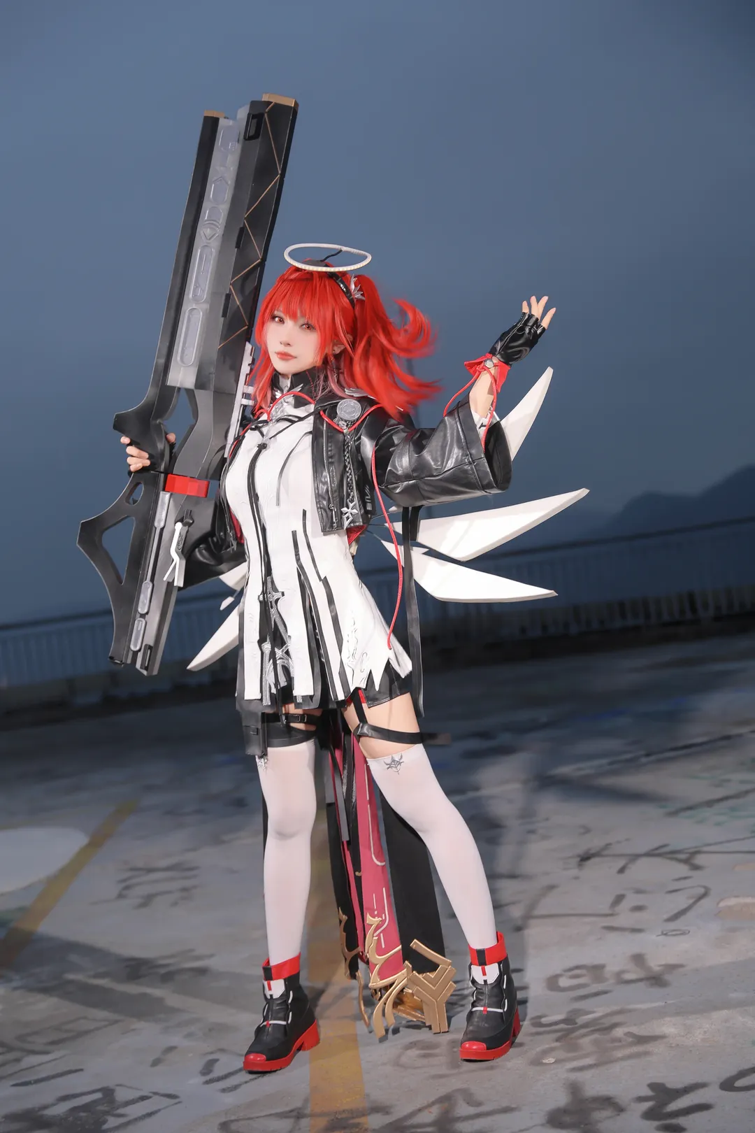 【新约能天使cos】明日方舟废土天台的战斗瞬间