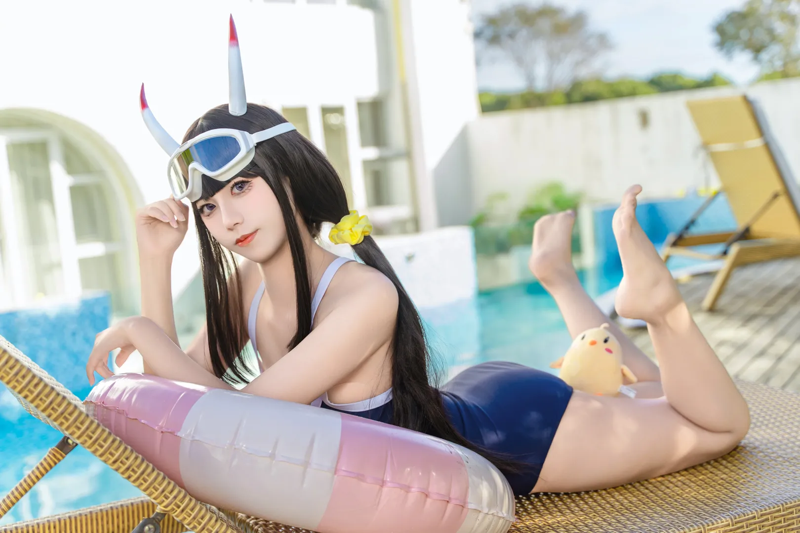 【能代cos】碧蓝航线夏日泳装，定格水边的清凉瞬间
