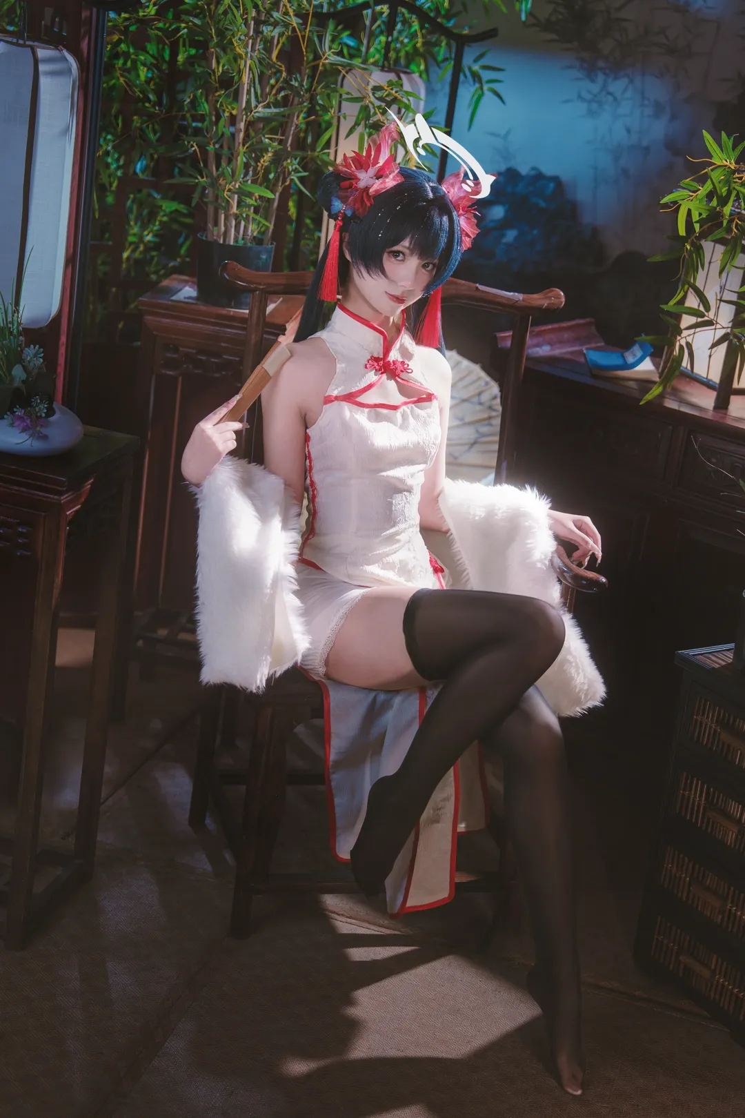 【妃咲cos】蔚蓝档案中式新春，平安顺遂的穿搭分享